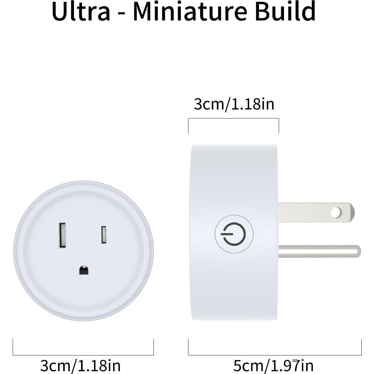 Enchufe Inteligente WiFi DoHome Control Remoto 2 Unidades