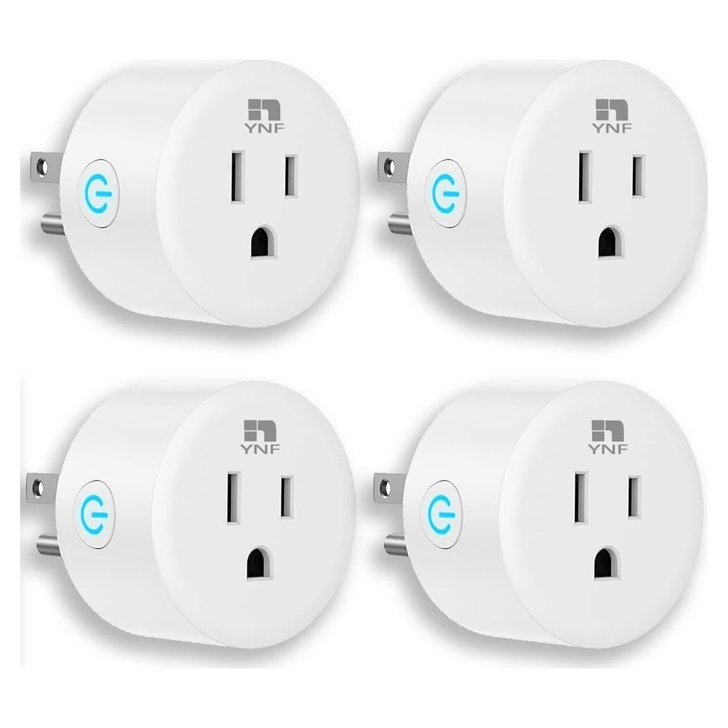 Enchufe Inteligente YNF 4 Paquete Control por Voz Alexa