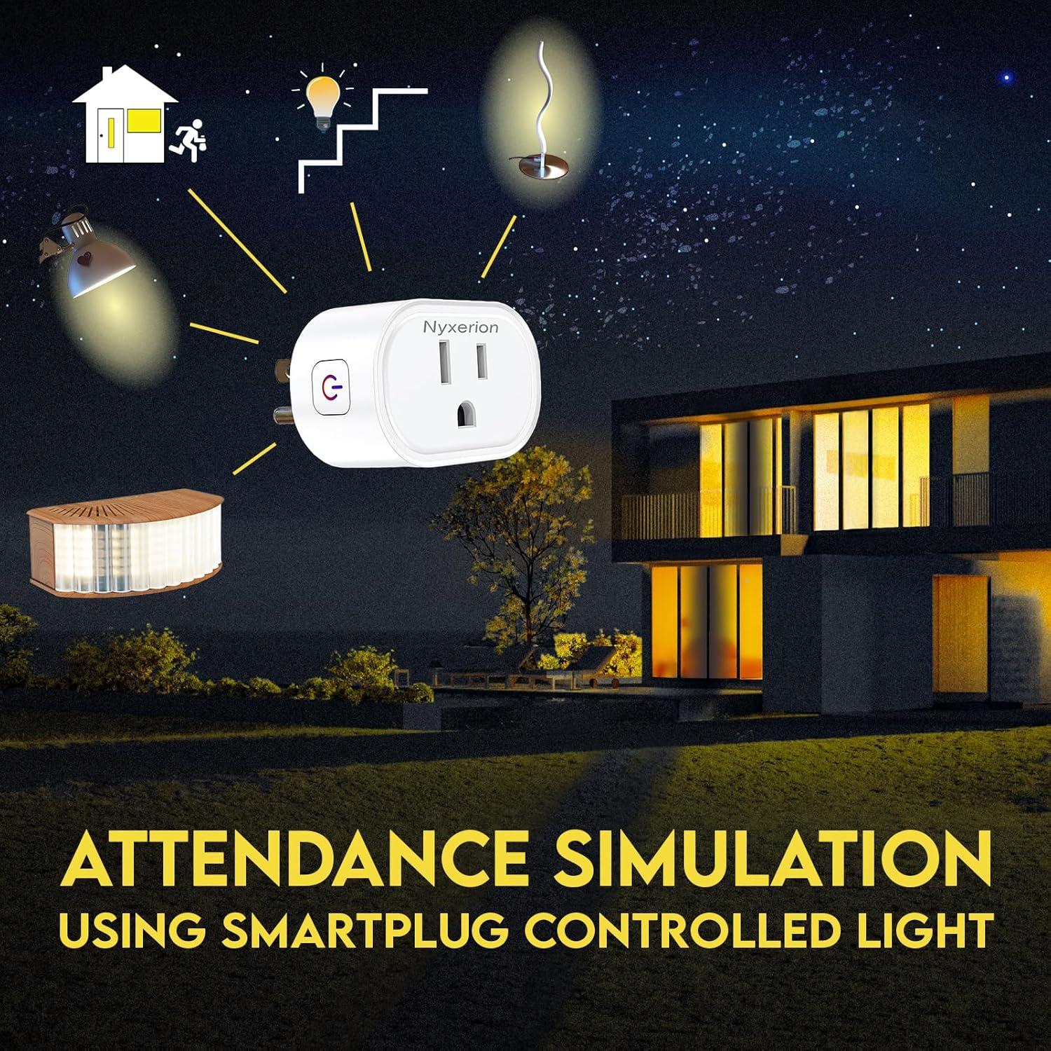 Enchufe Inteligente Nyxerion WiFi Control Remoto Alexa Google