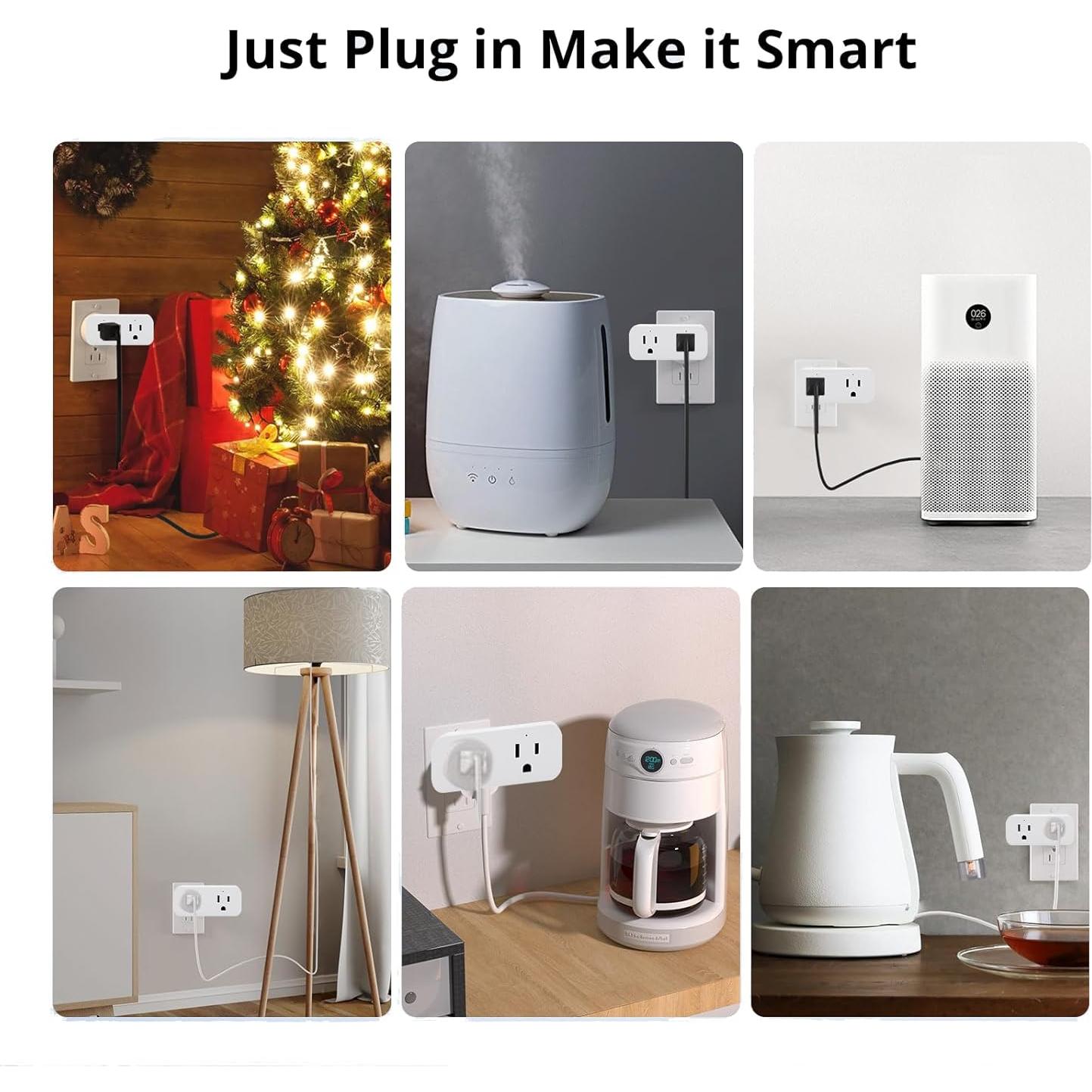 Enchufe Inteligente Doble Ewelink 16A Control App Alexa