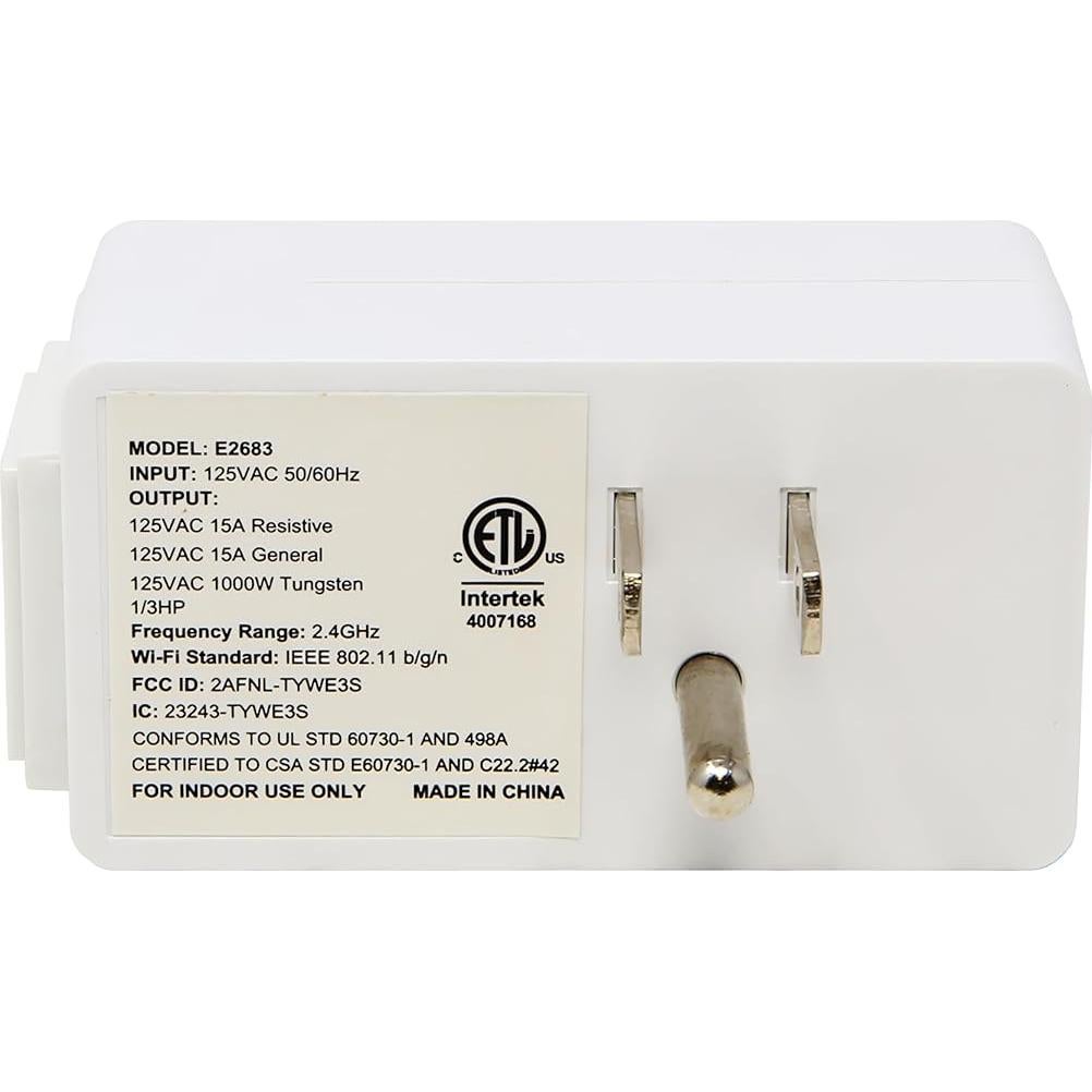 Enchufe Inteligente WiFi Lightkiwi E2683 para Iluminación de Paisaje