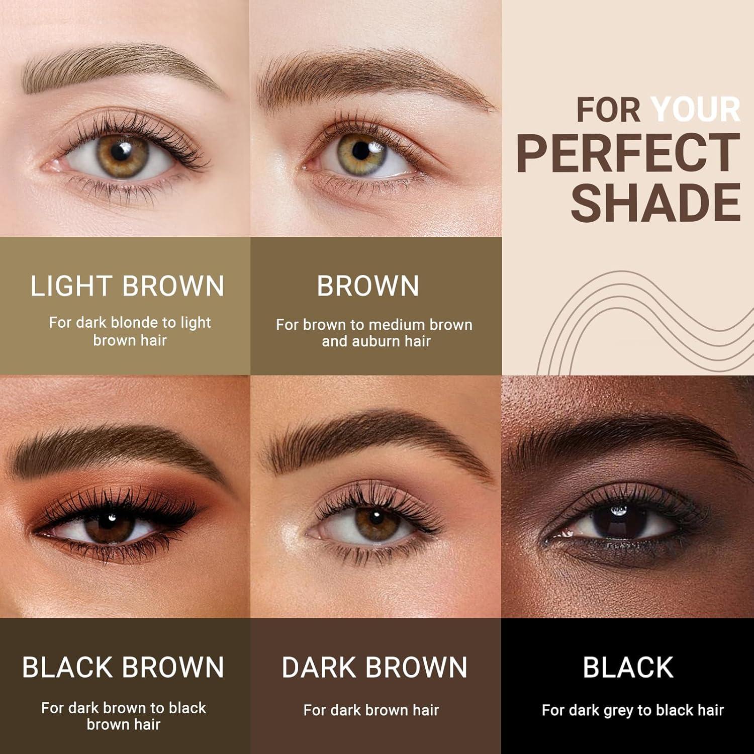 Lápiz de Cejas iMethod Marrón Negro - Microblading a Prueba de Agua