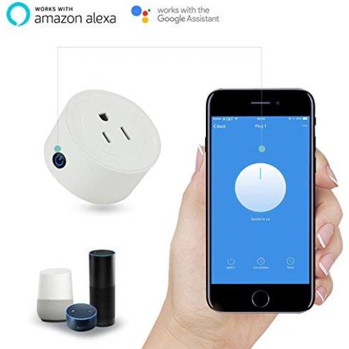 Mini Enchufe Inteligente GL Compatible con Alexa y Google Home - Paquete de 4