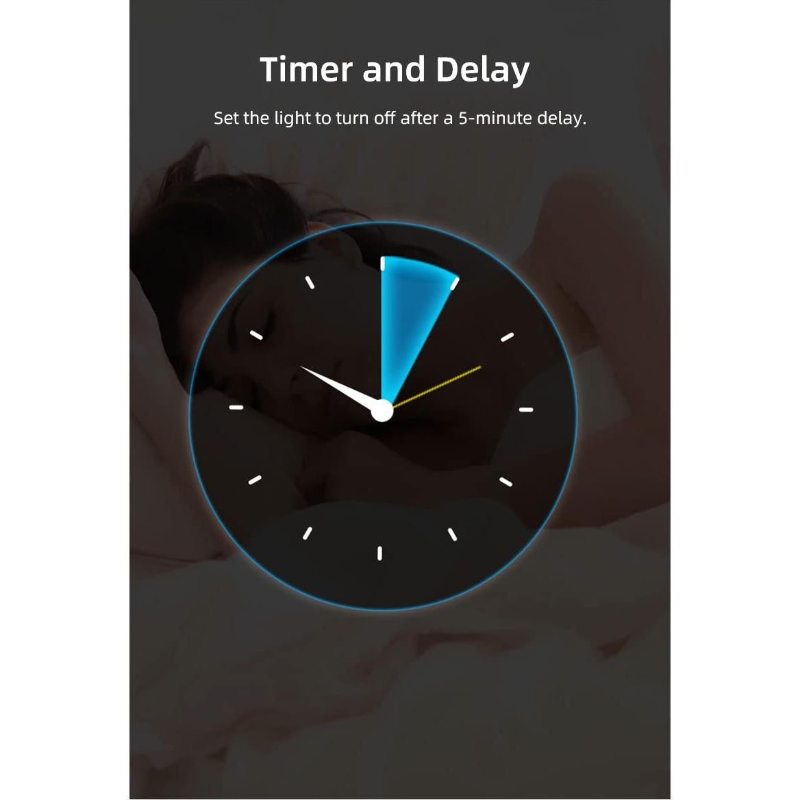 Portalámparas Inteligente QIACHIP Wi-Fi E26 E27 Control Remoto