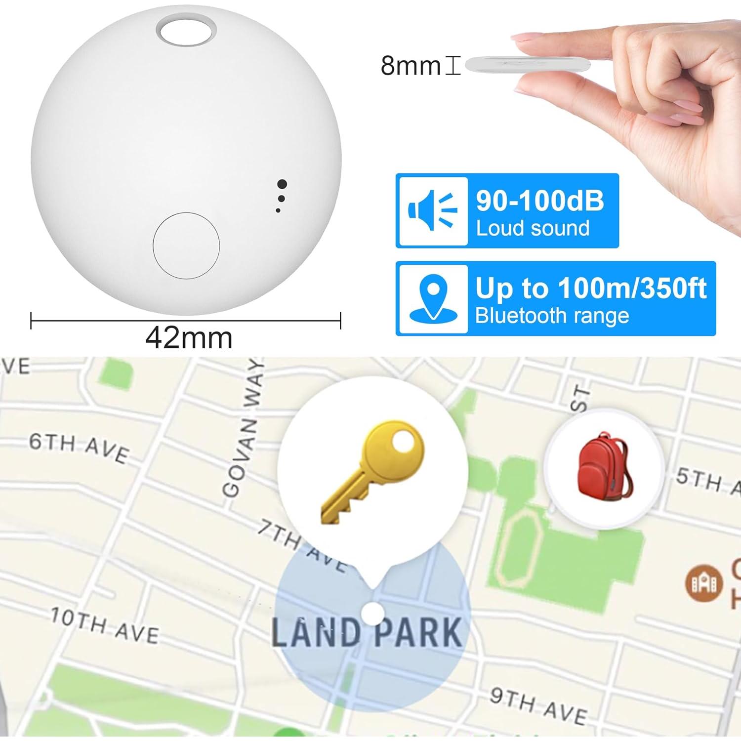 Rastreador Bluetooth Fortunepro Tag, Localizador de Llaves y Artículos