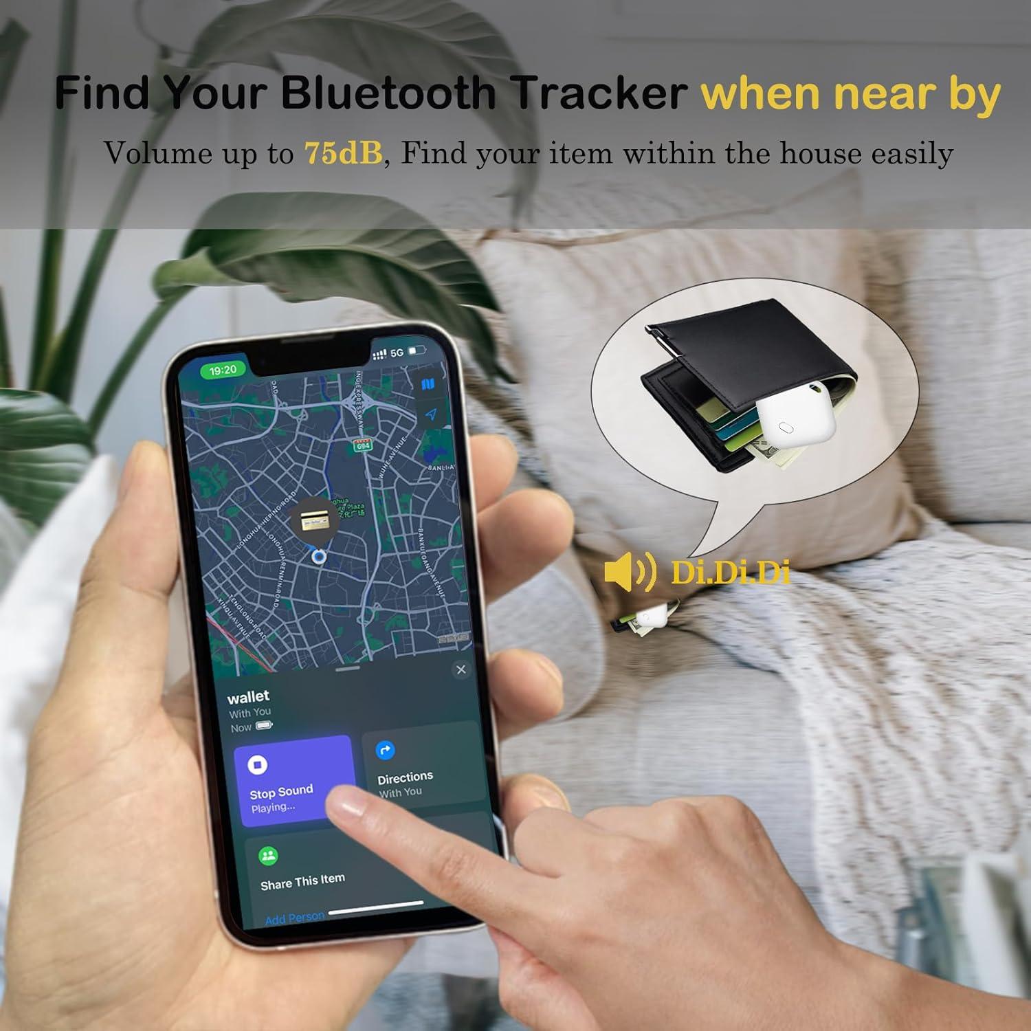 Localizador Bluetooth de Llaves YANLOYZW, Compatible con iOS, Resistente al Agua, Batería CR2032