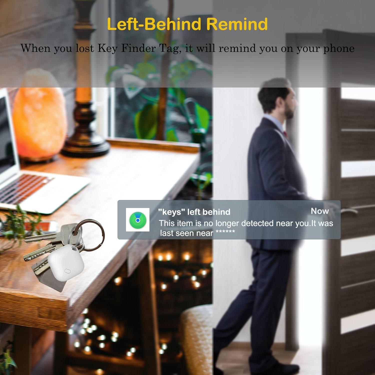Localizador Bluetooth de Llaves YANLOYZW, Compatible con iOS, Resistente al Agua, Batería CR2032