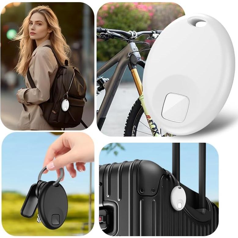 Etiquetas de Rastreo Bluetooth Tuya 1 Paquete IP67 Blanco