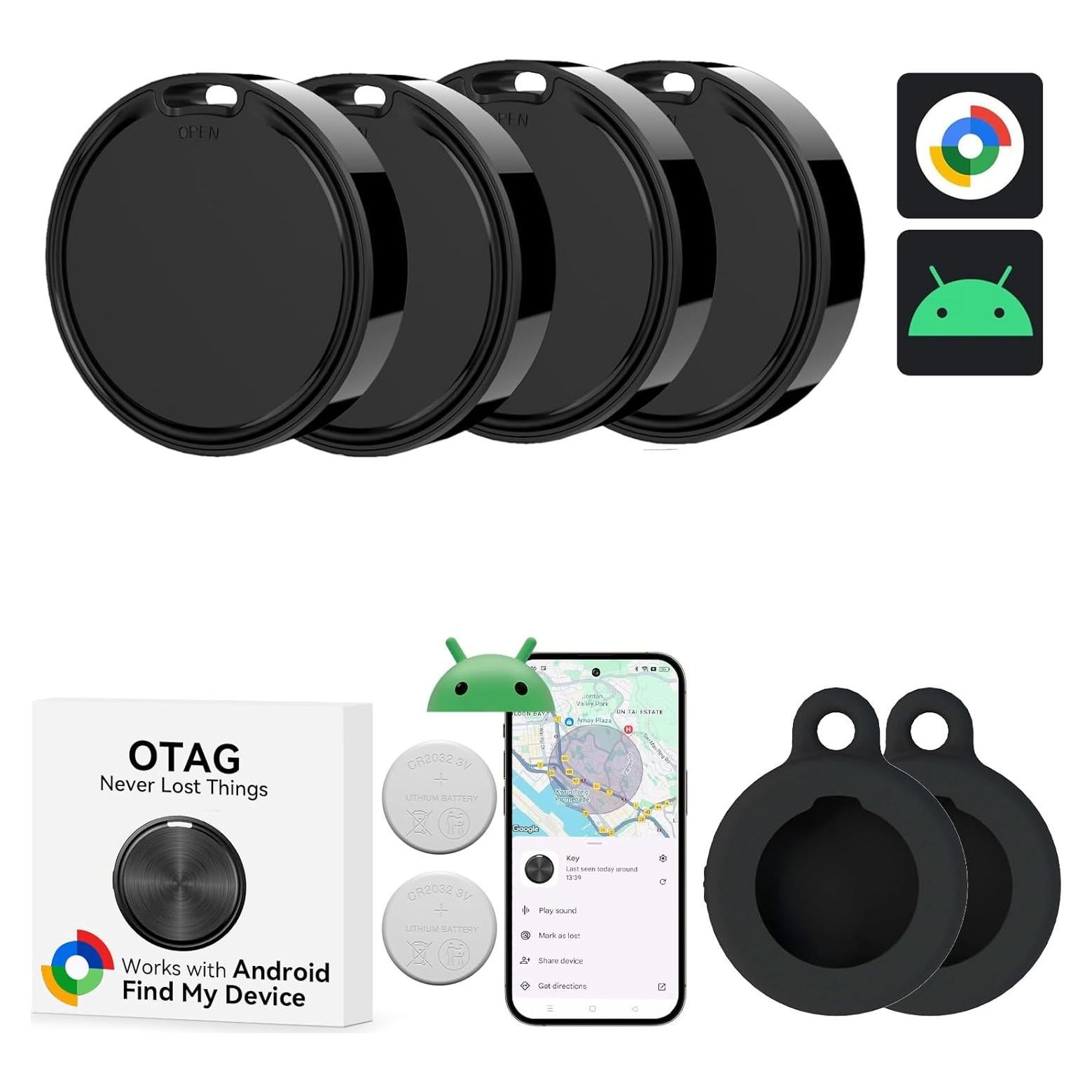 Rastreador Bluetooth Inteligente GLOBELEC 4Pack Android