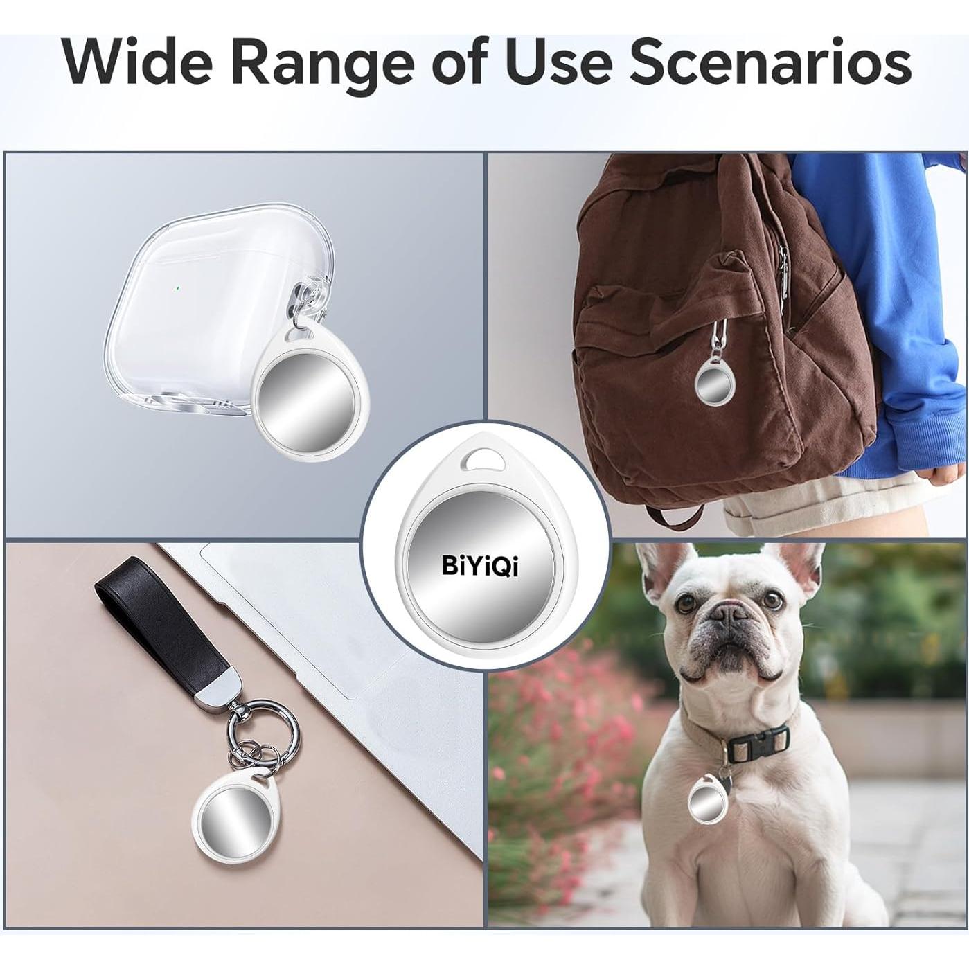Etiqueta de Seguimiento Bluetooth BiYiQi BY-Air Tracker Blanca