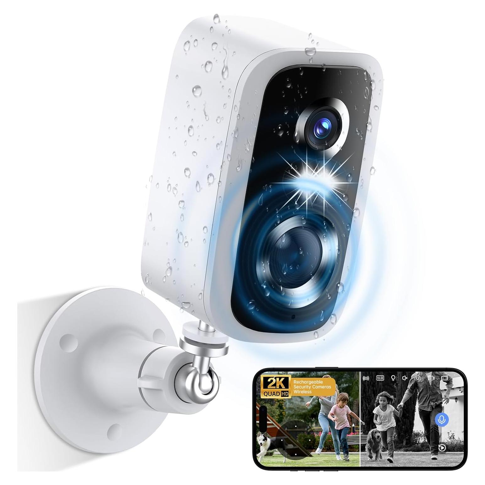 Cámara de Seguridad Inalámbrica Noahcam 2K HD Exterior Batería