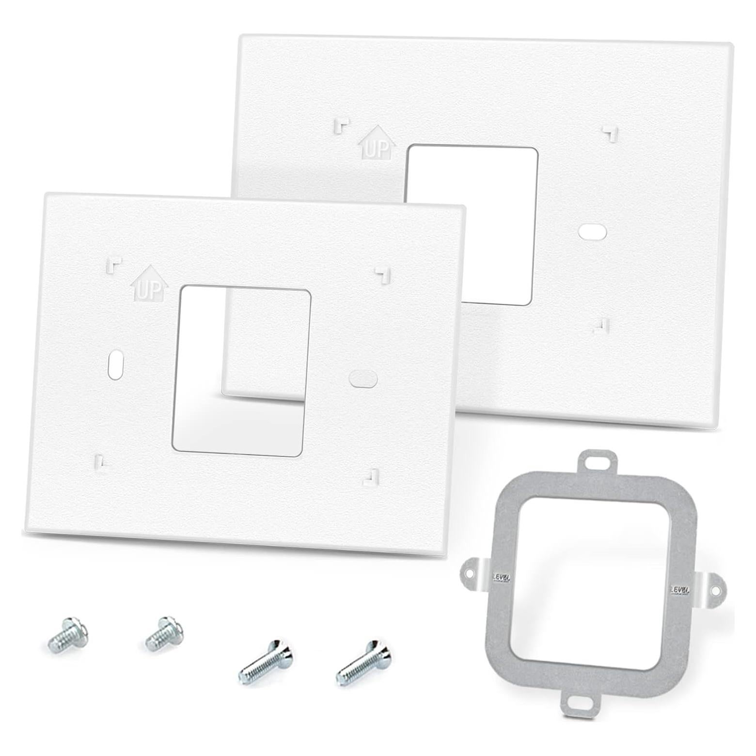 Placa de Pared para Termostato Honeywell THP2400A1027W Blanca