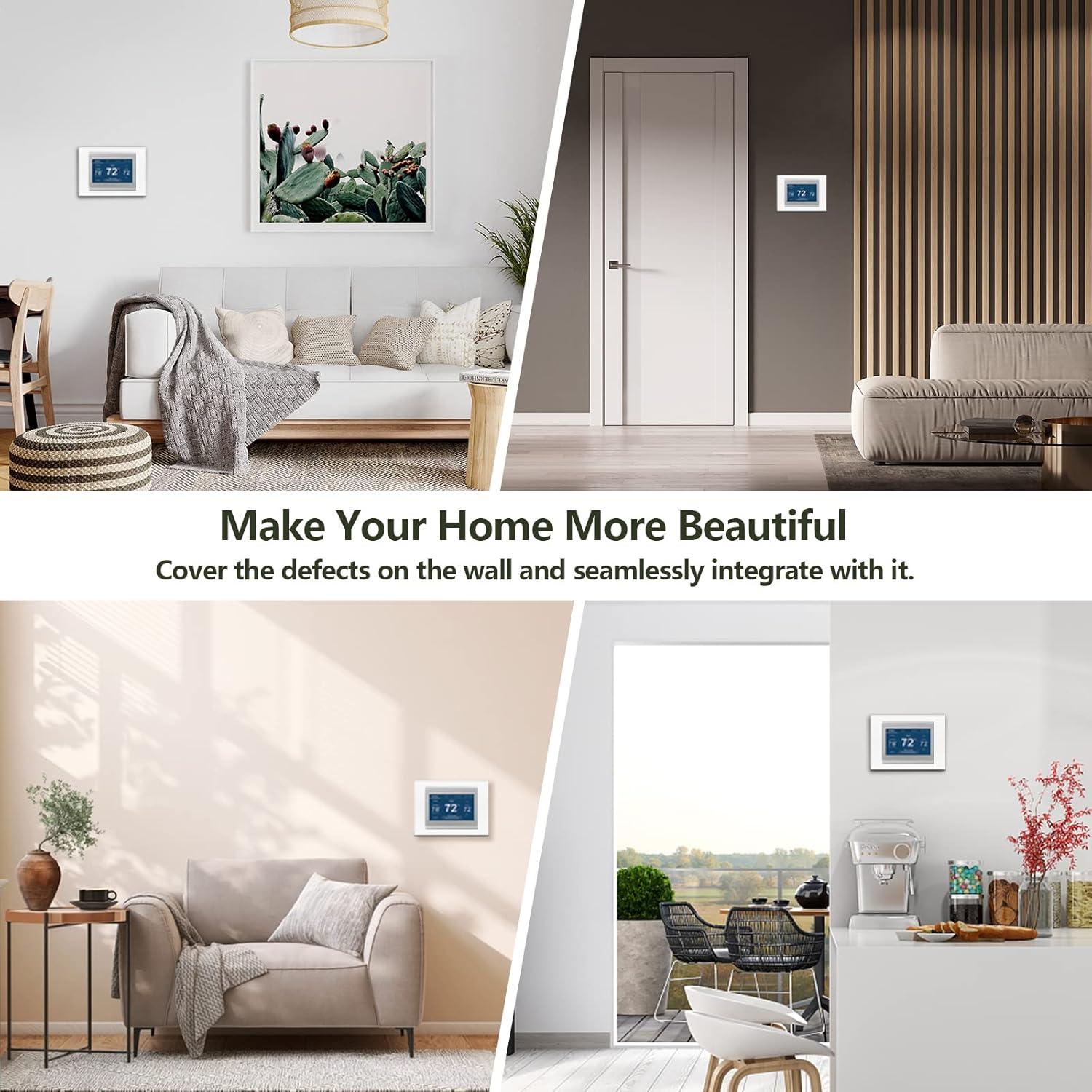 Placa de Pared para Termostato Honeywell THP2400A1027W Blanca