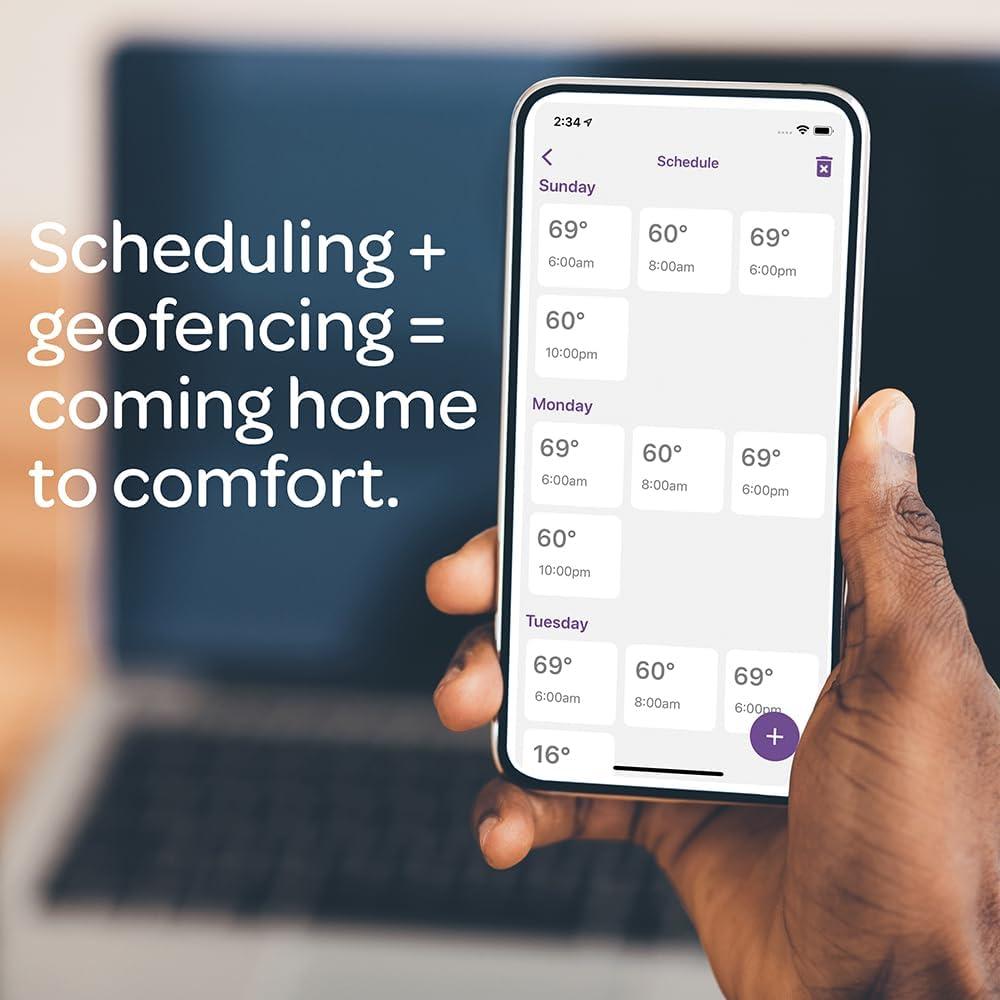 Termostato Inteligente Mysa 240V para Calefacción Eléctrica