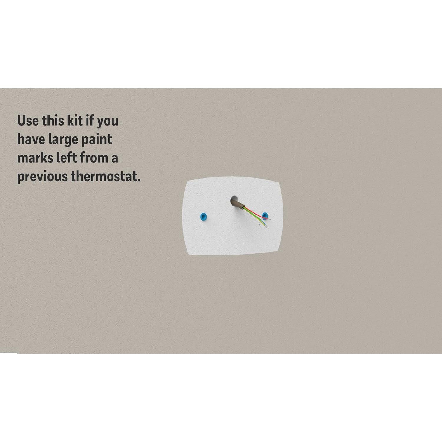 Placa de Cubierta para Termostato Honeywell THP2400A1027W Blanca