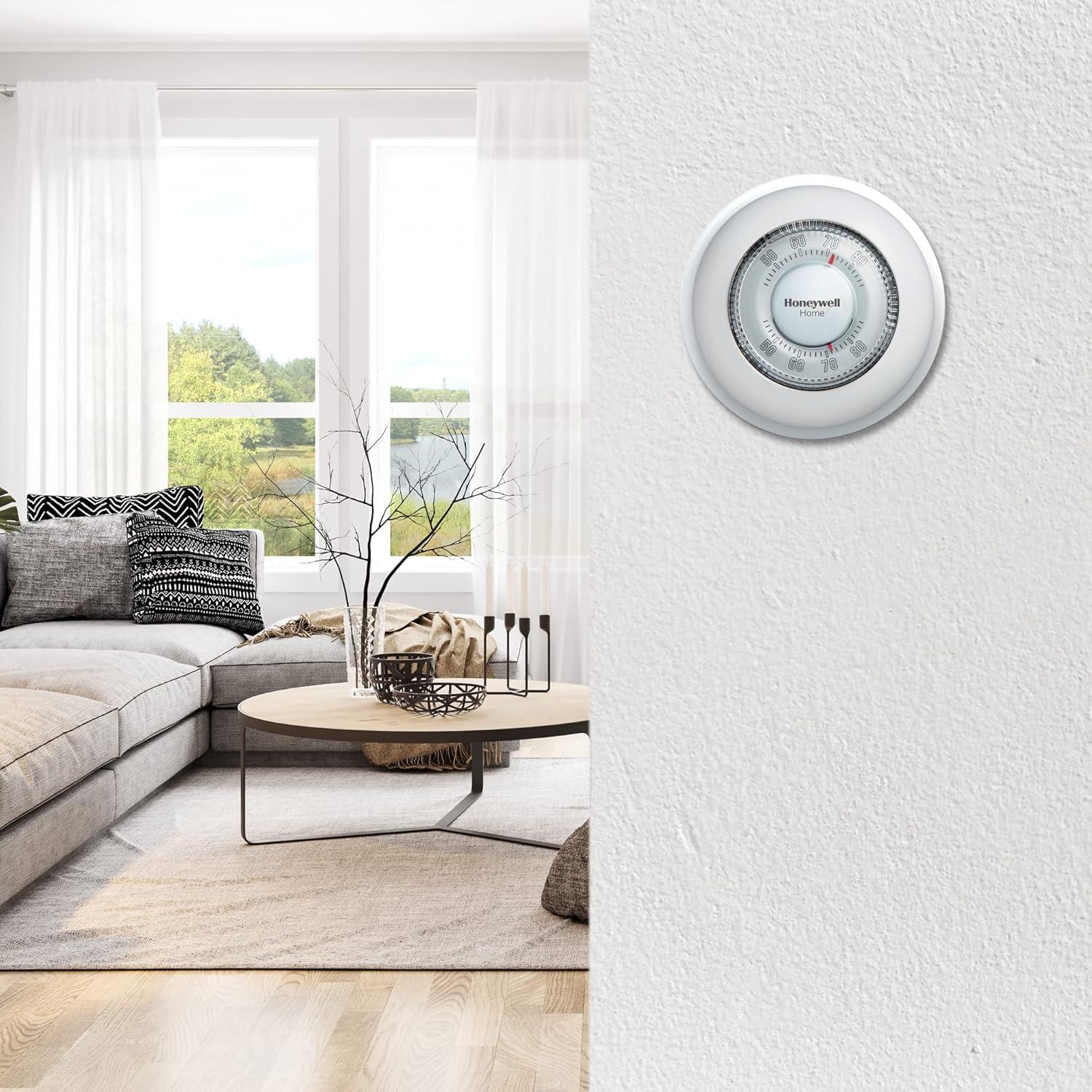 Termostato Manual Honeywell CT87K Redondo Solo Calor