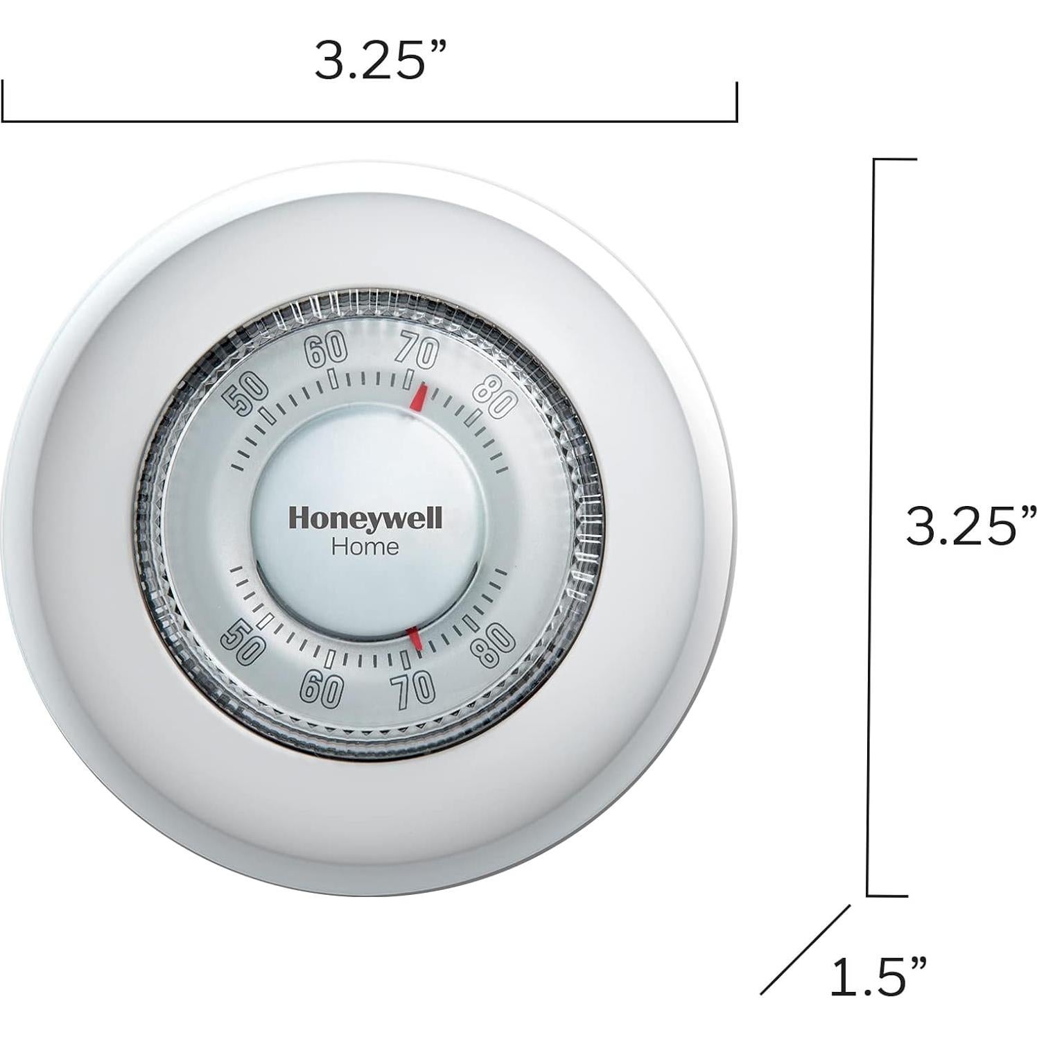 Termostato Manual Honeywell CT87K Redondo Solo Calor