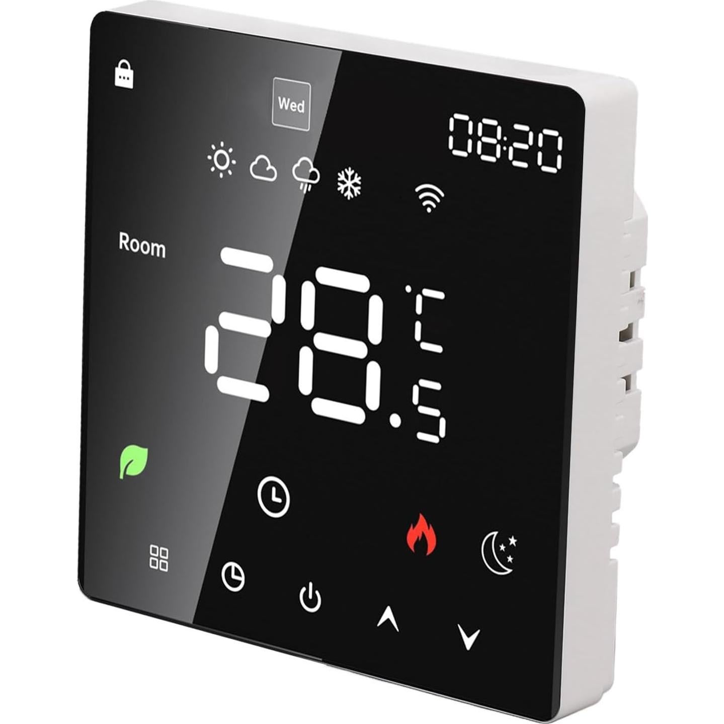 Termostato Inteligente Cryfokt 16A LCD Táctil Programable
