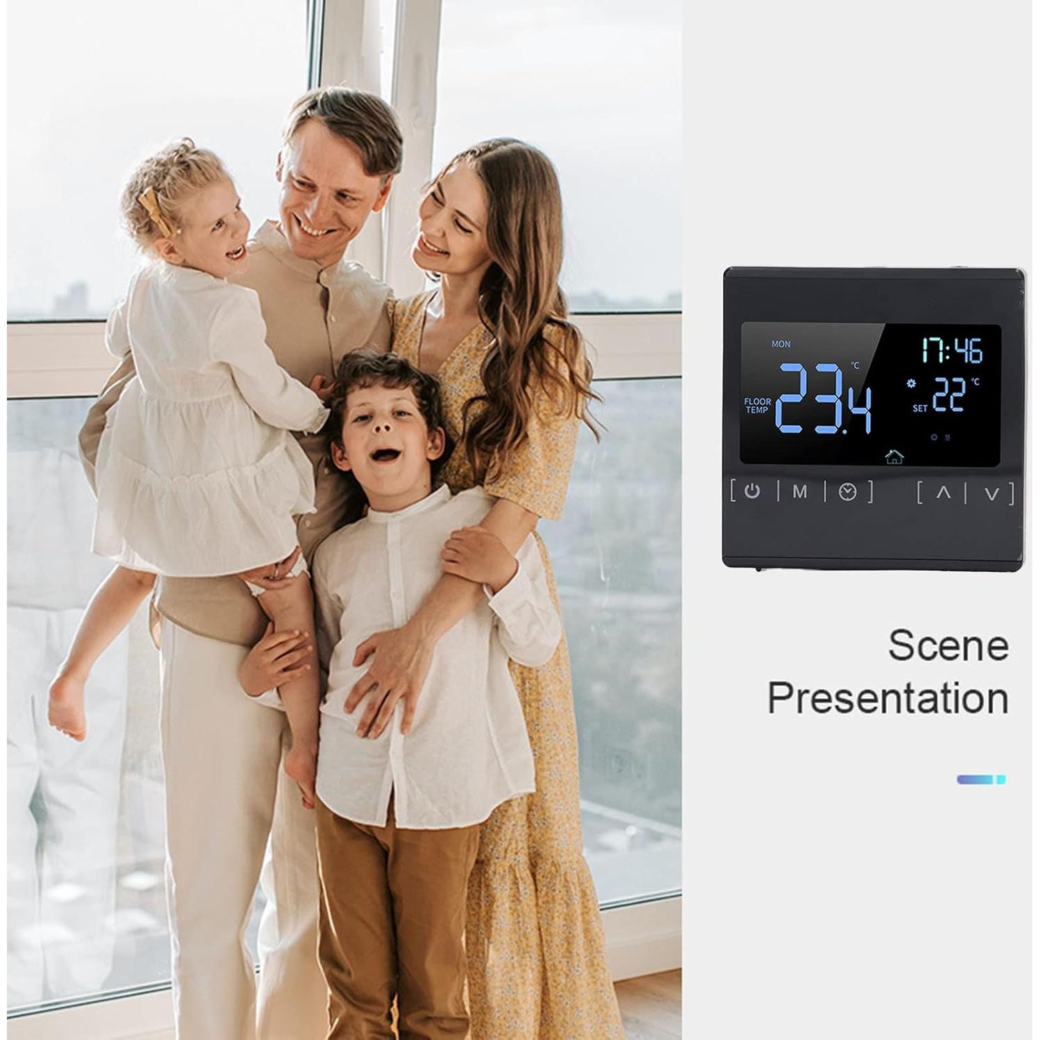 Termostato Inteligente Programable Walfront 250V Control Táctil