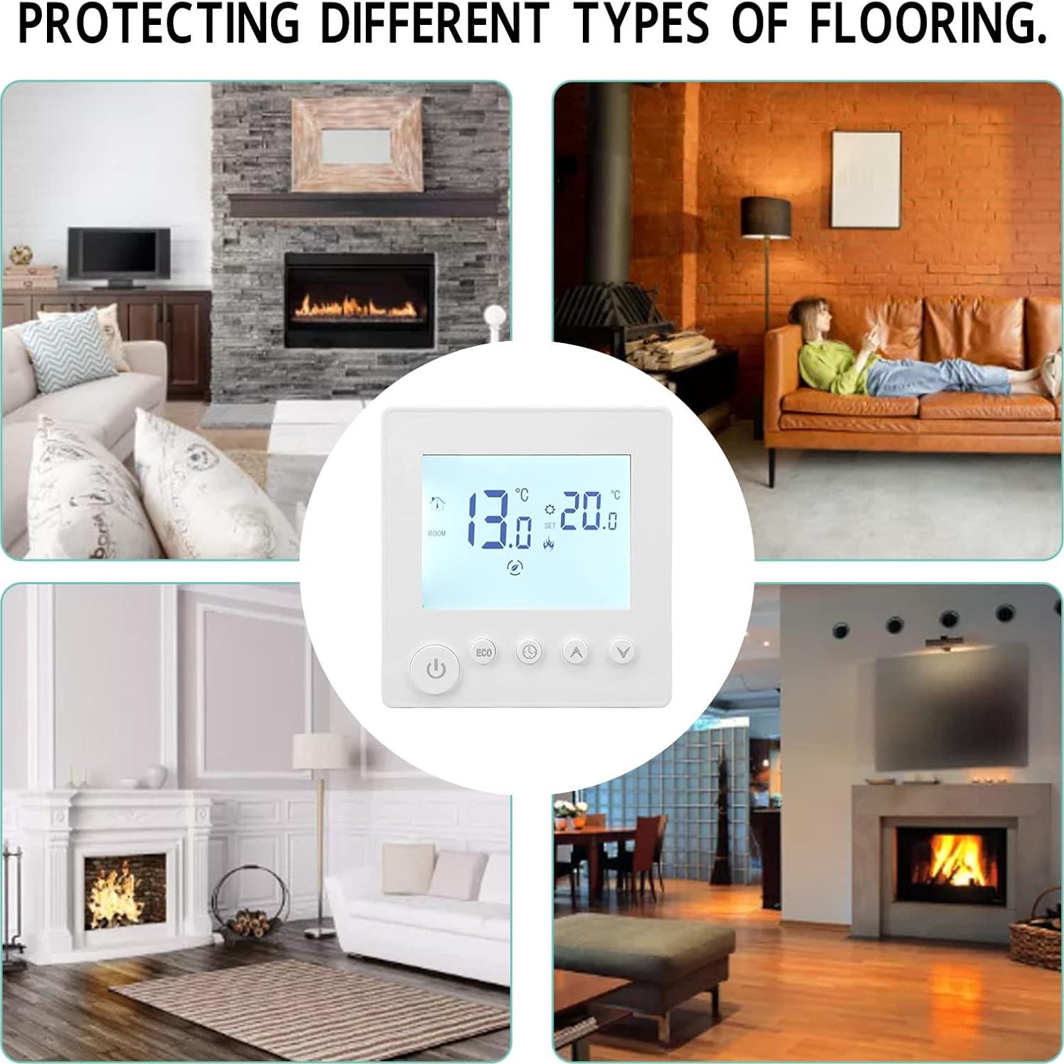 Termostato Inteligente Programable Asixxsix para Calefacción de Suelo