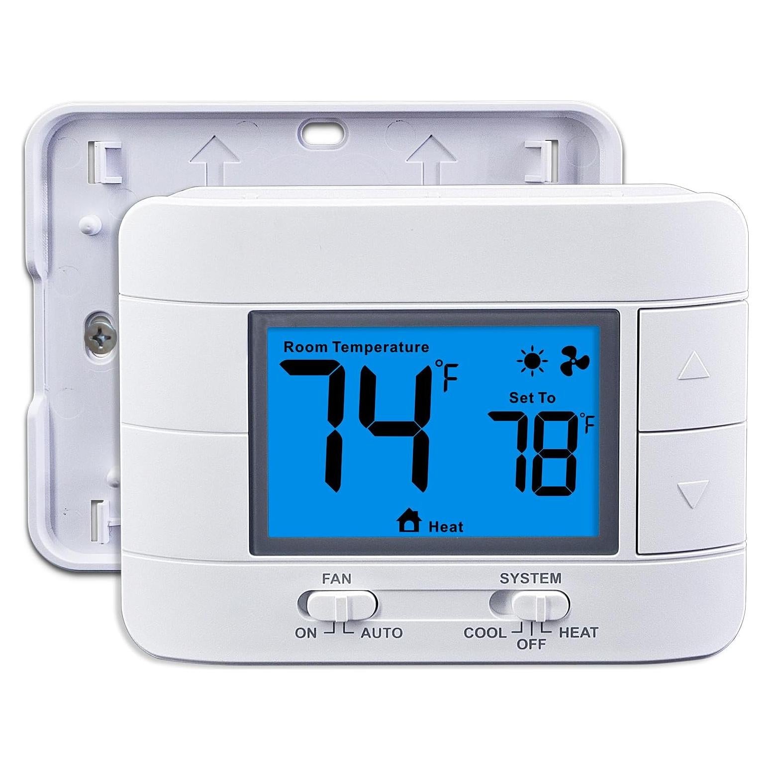 Termostato No Programable Aowel 1 Calor 1 Frío Digital