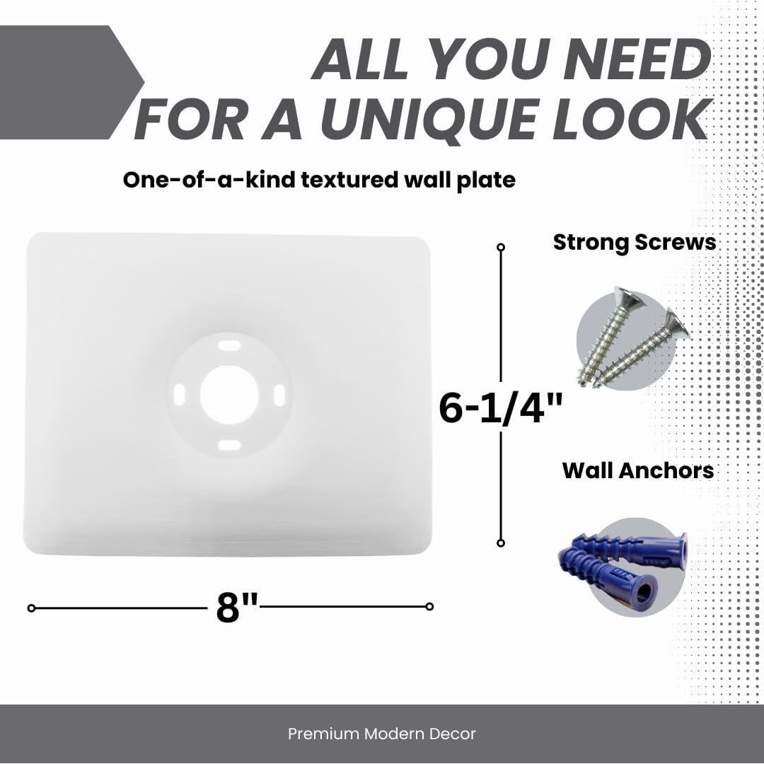 Placa de Pared Rectangular Adorna Uno para Termostato Google Nest 2020