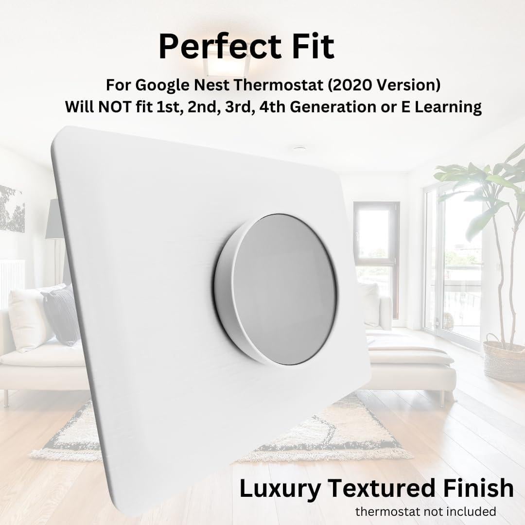 Placa de Pared Rectangular Adorna Uno para Termostato Google Nest 2020