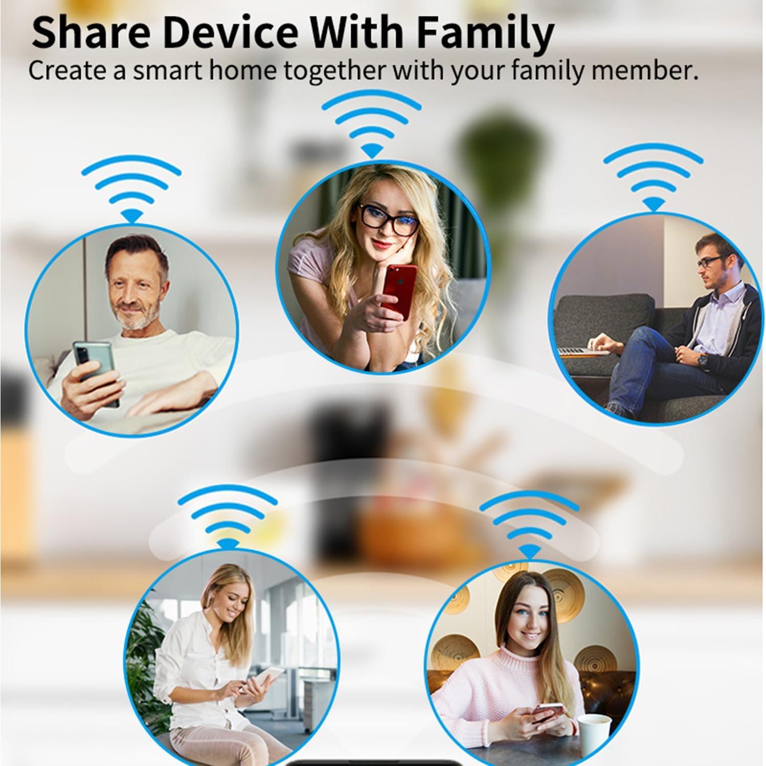 Válvula Termostática Inteligente SENCKIT Zigbee Negro