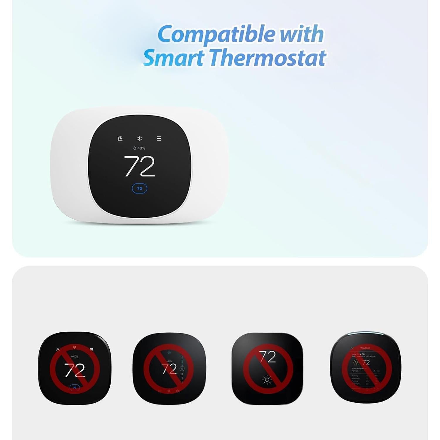 Placa de Recorte VANEST para Termostato ecobee Esencial - Diseño Elegante