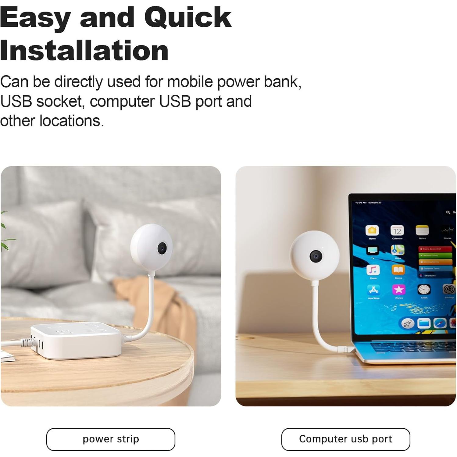 Cámara de Seguridad Interior Recmoment HL-10 2K WiFi AI