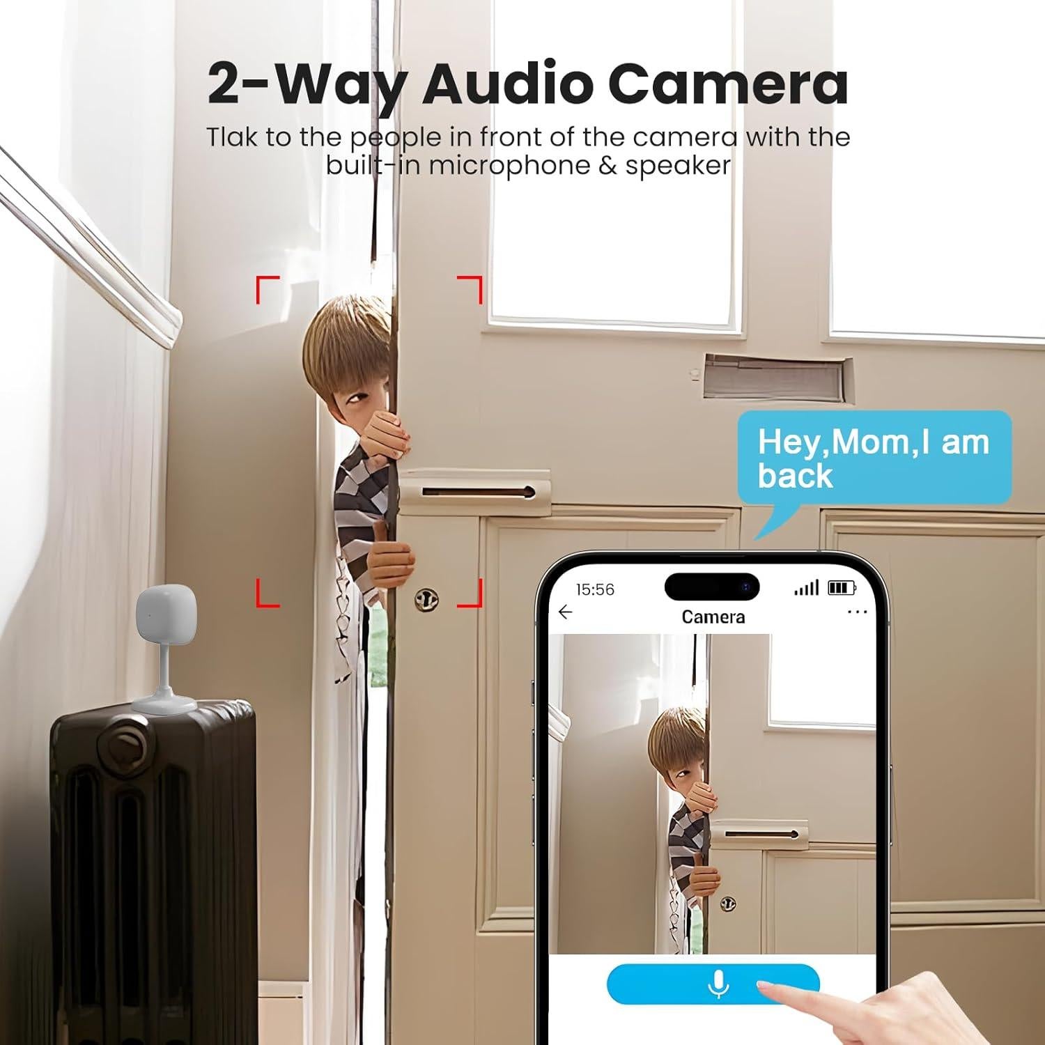 Cámaras de Seguridad Inalámbricas AMOROM 1080P - Paquete de 4