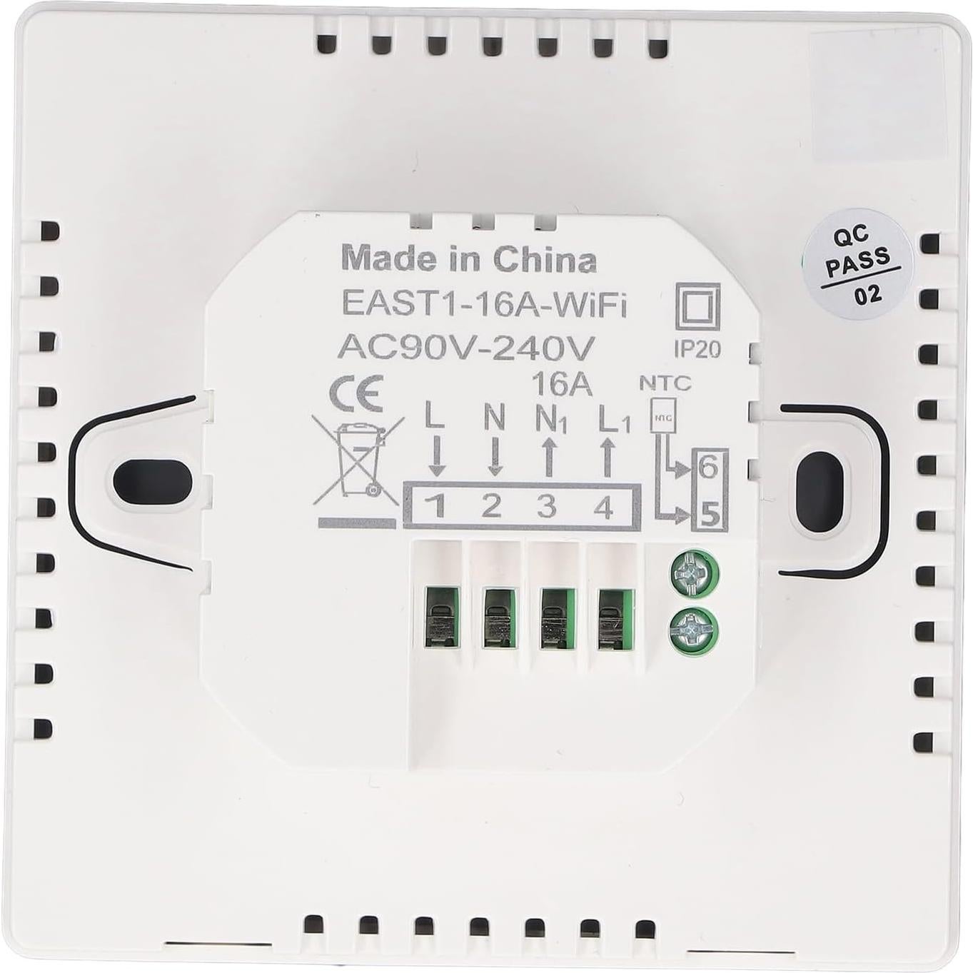 Termostato Digital Inteligente Genérico 240V Control APP LED