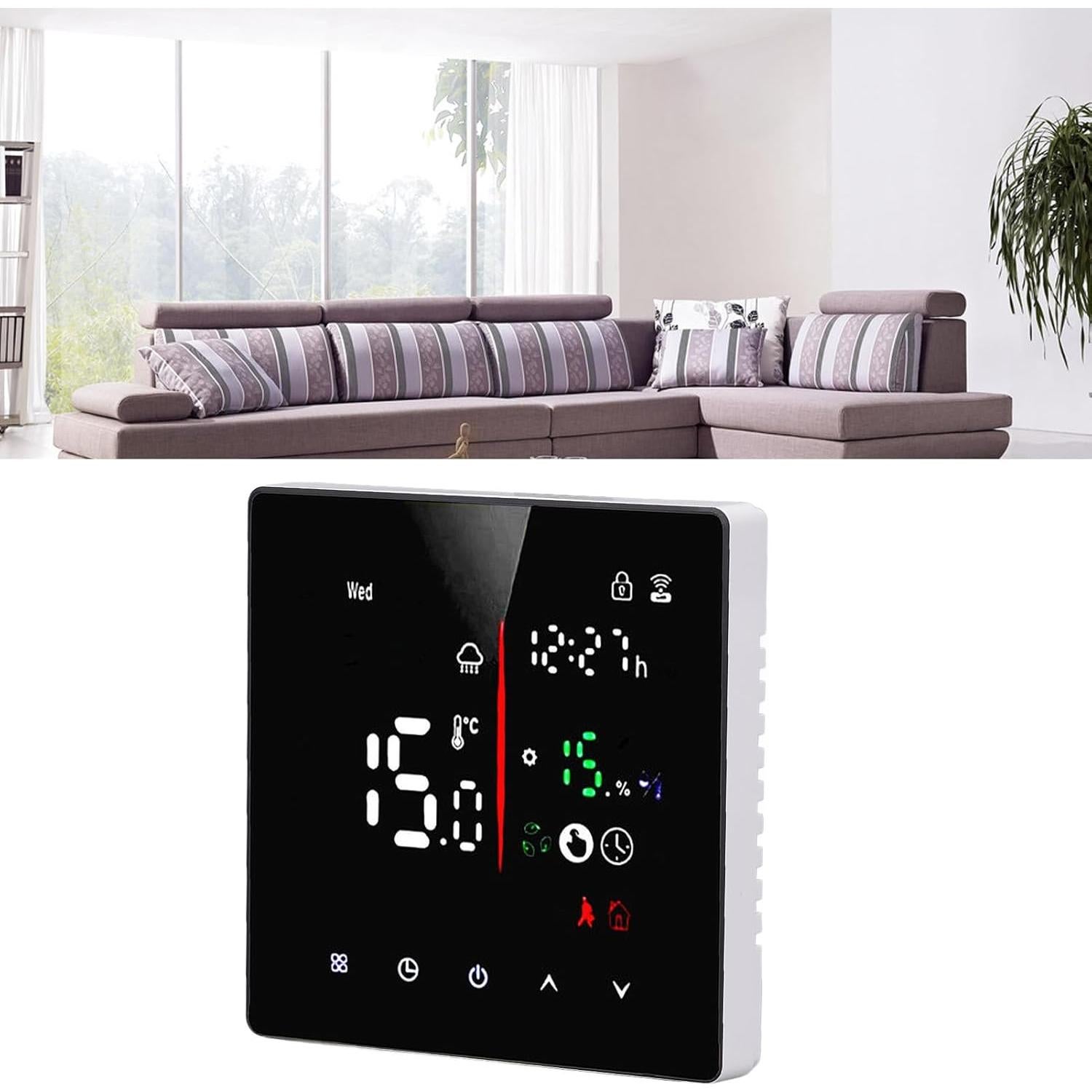 Termostato Digital Inteligente Genérico 240V Control APP LED