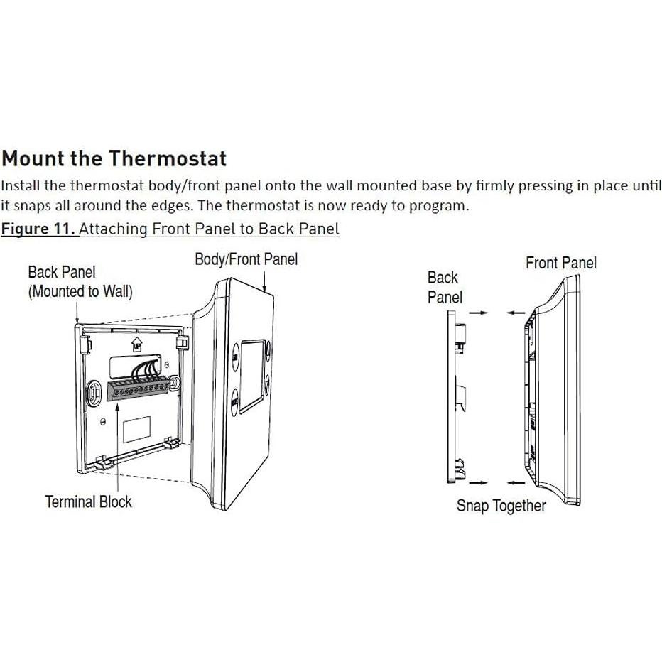 Termostato Programable Z-Wave 2GIG STZ1-345 para HVAC