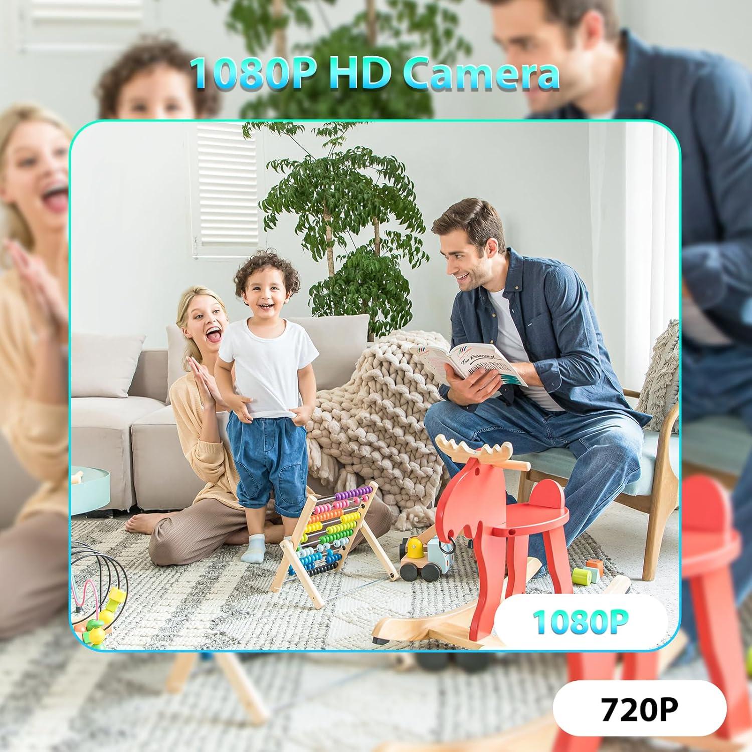 Cámara de Seguridad Inalámbrica LMQPT HD 1080P con AI