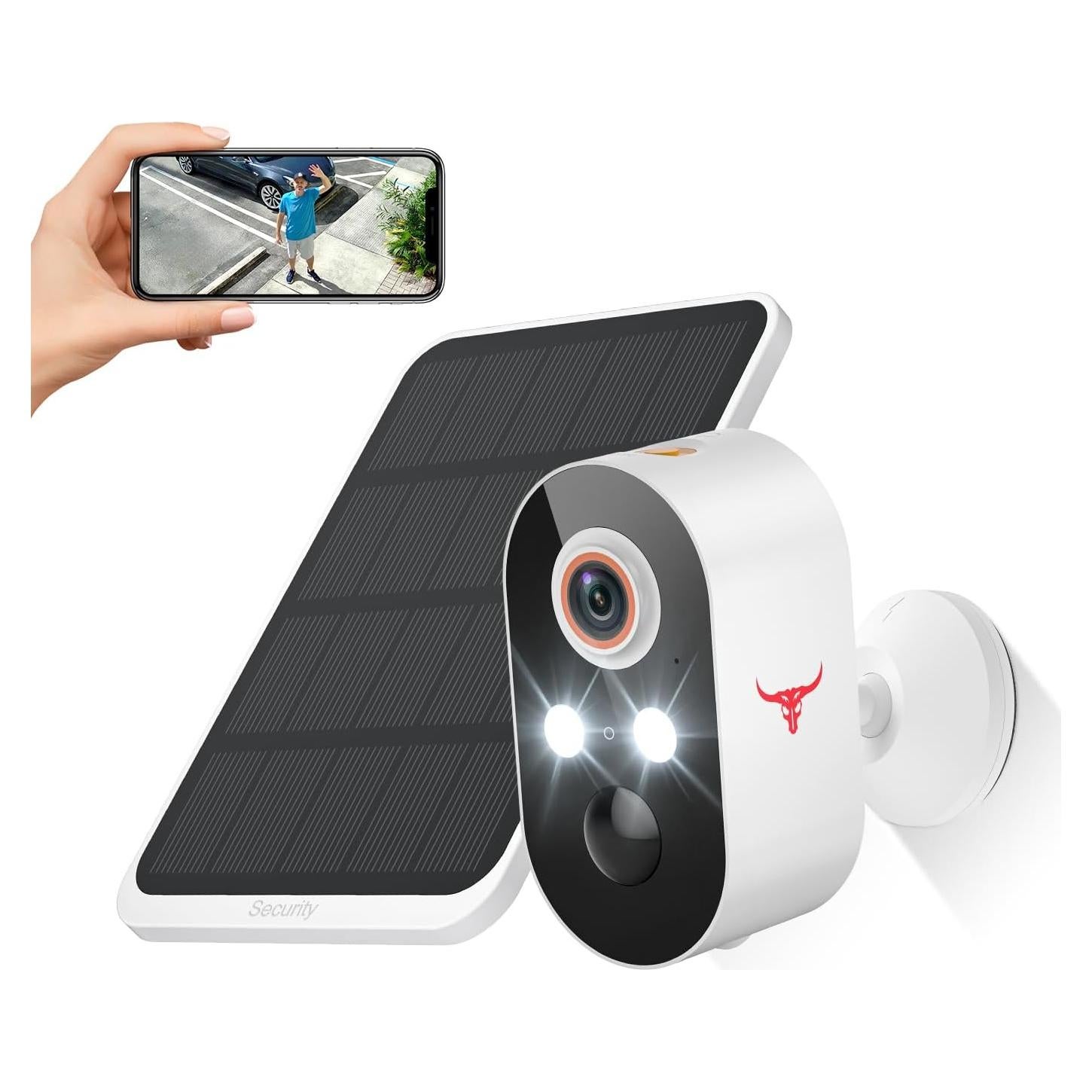 Cámara de Seguridad Inalámbrica 1080p Eken M9 Solar con IA