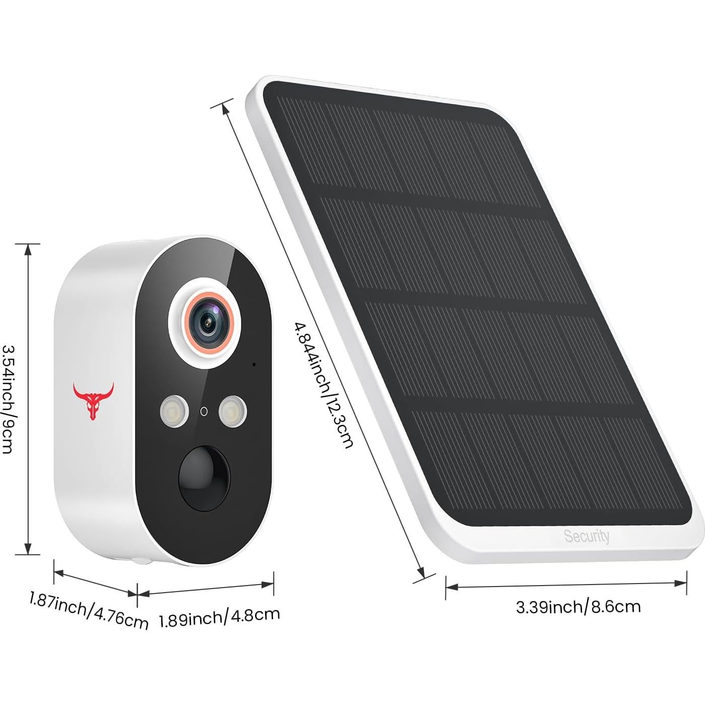 Cámara de Seguridad Inalámbrica 1080p Eken M9 Solar con IA