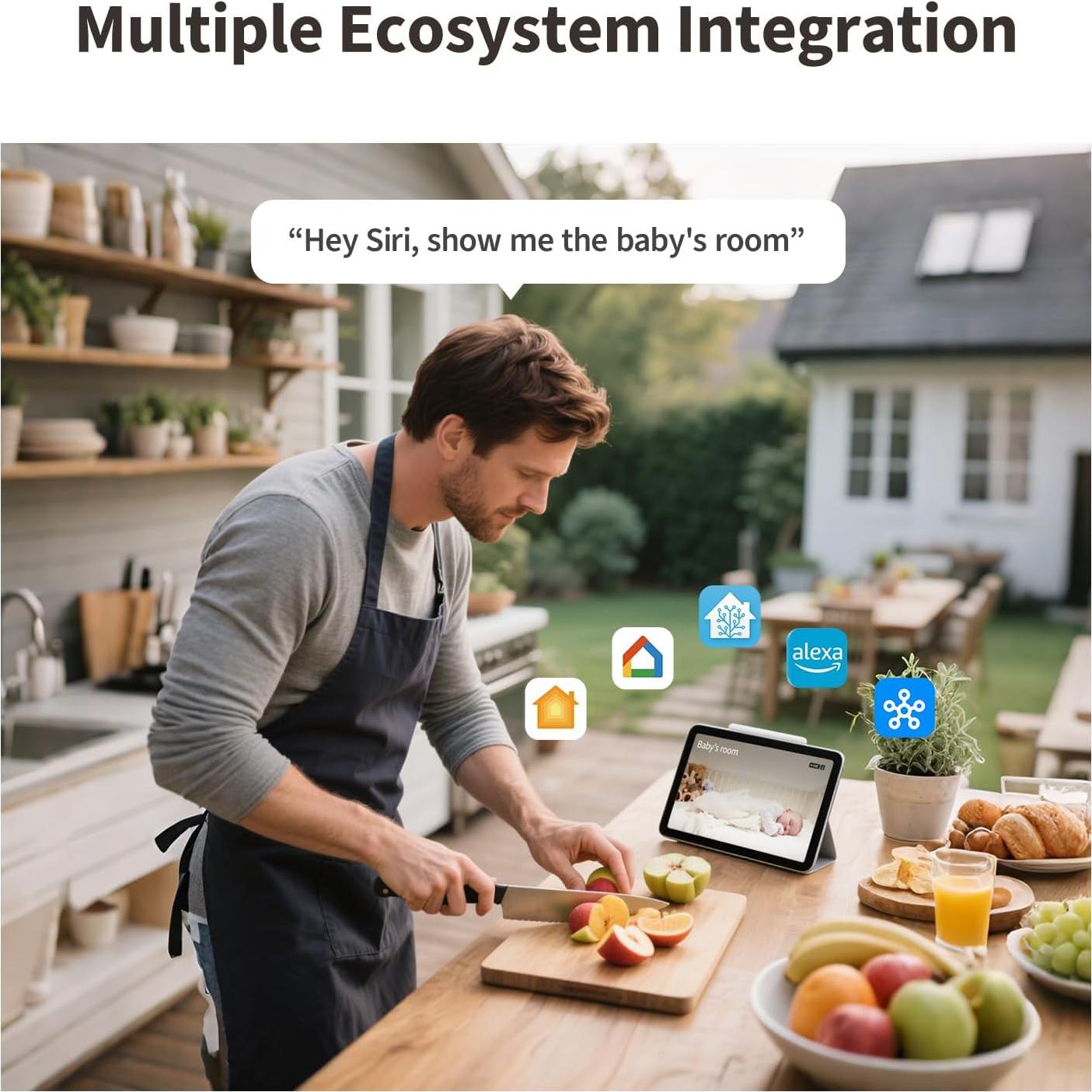 Cámara de Seguridad Aqara G100 2K Wi-Fi 6 IP65 Blanco