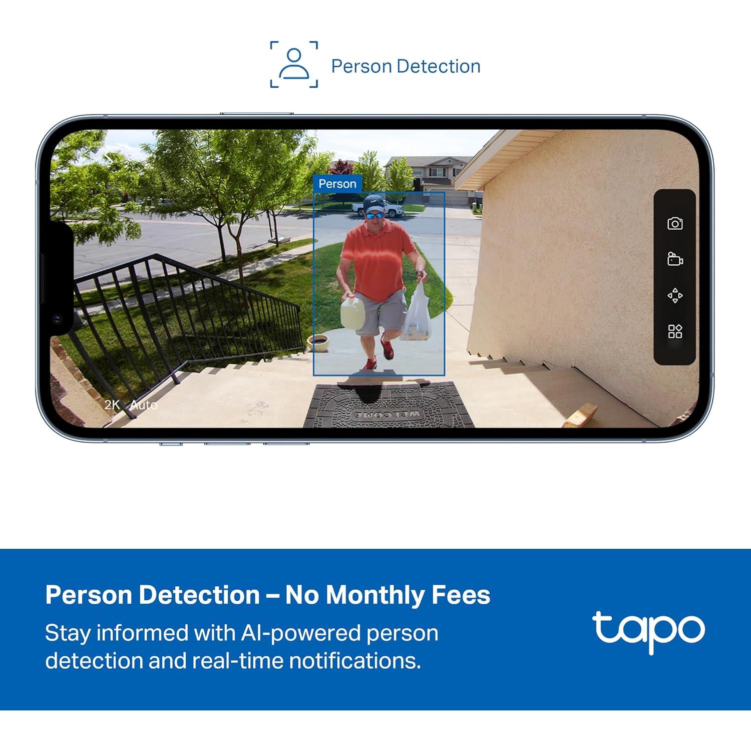 Cámara de Seguridad Inalámbrica Tapo C400 1080P Batería 180 Días