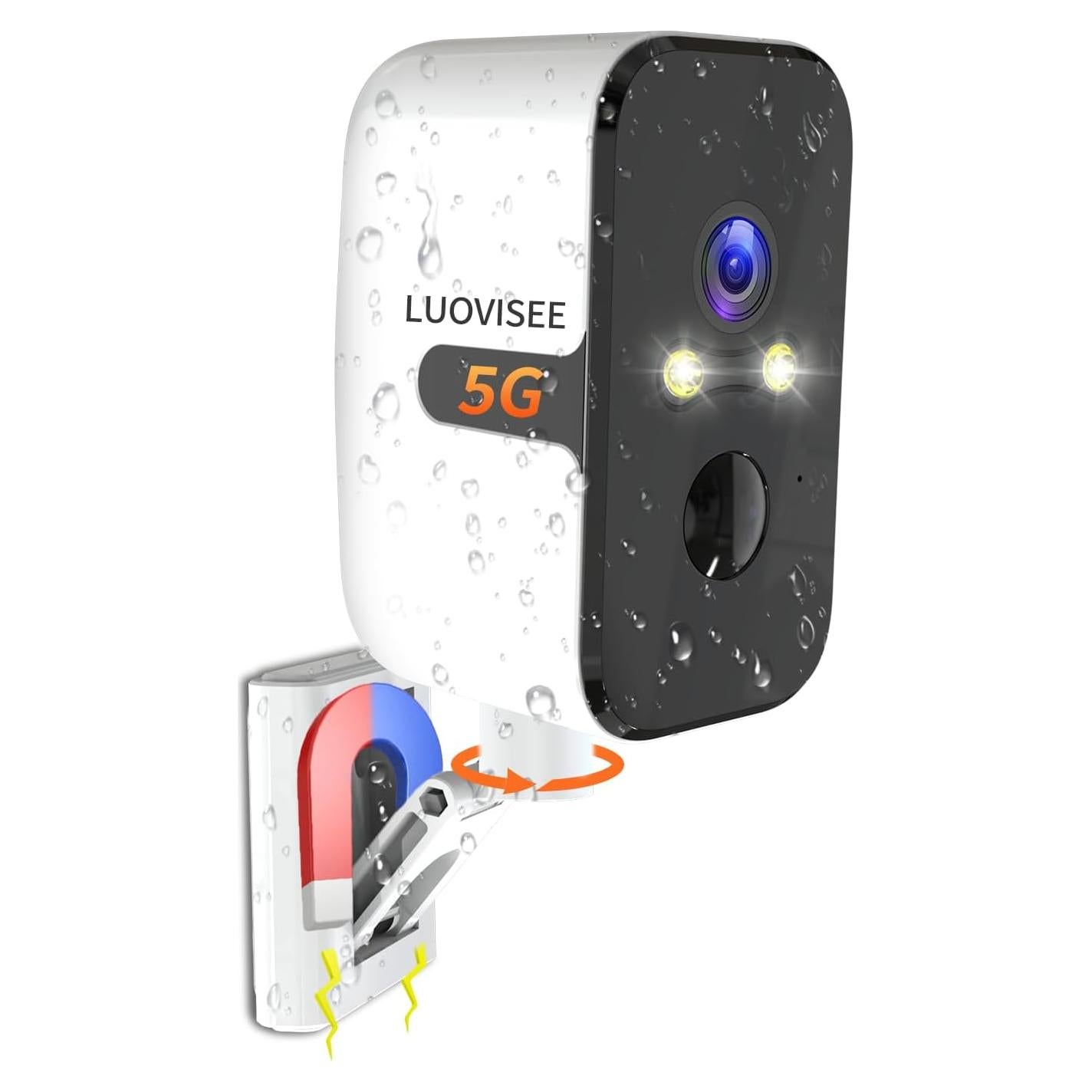 Cámara de Seguridad Inalámbrica LUOVISEE CG4 2K con Batería