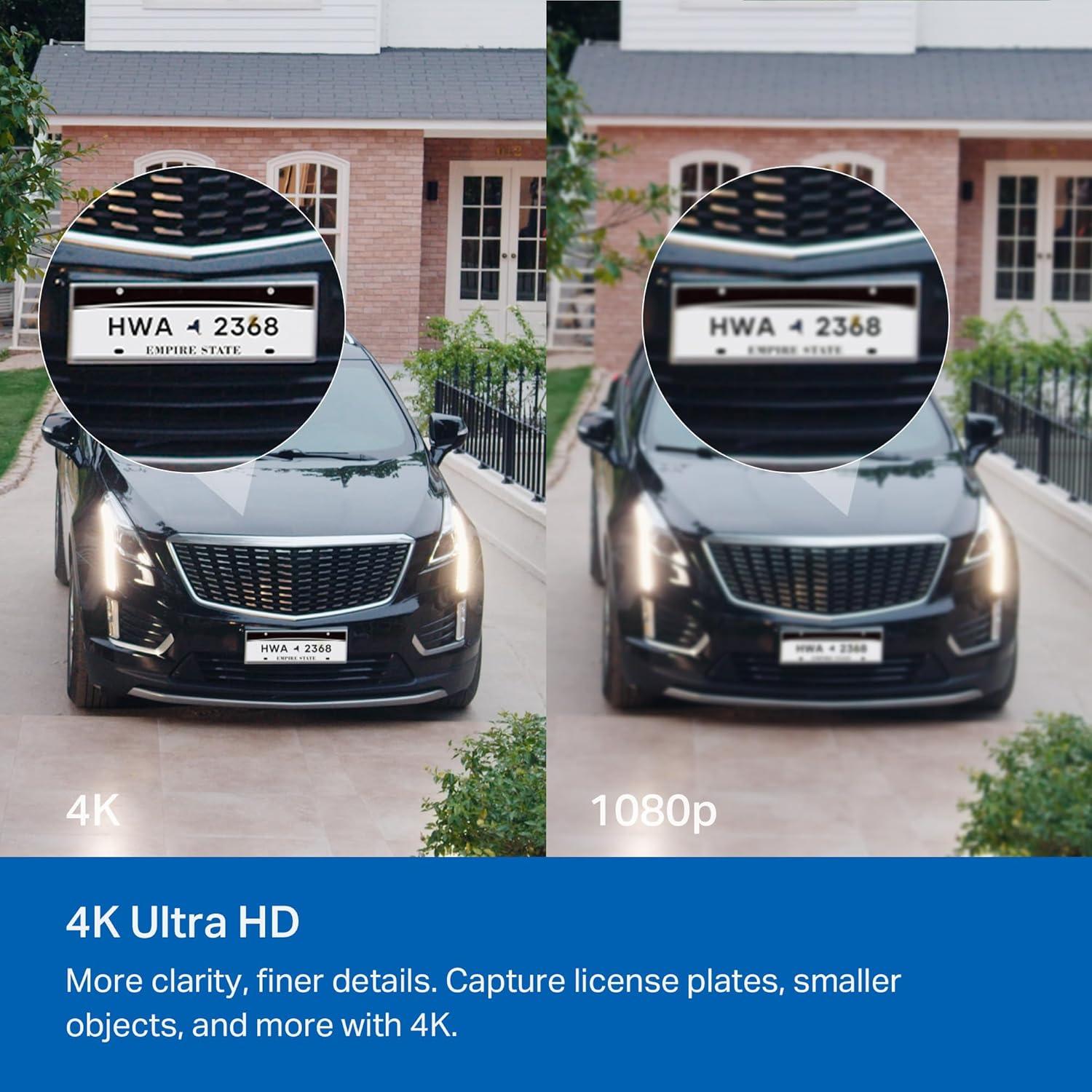 Cámara de Seguridad Tapo C560WS 4K 8MP con Pan/Tilt y IA