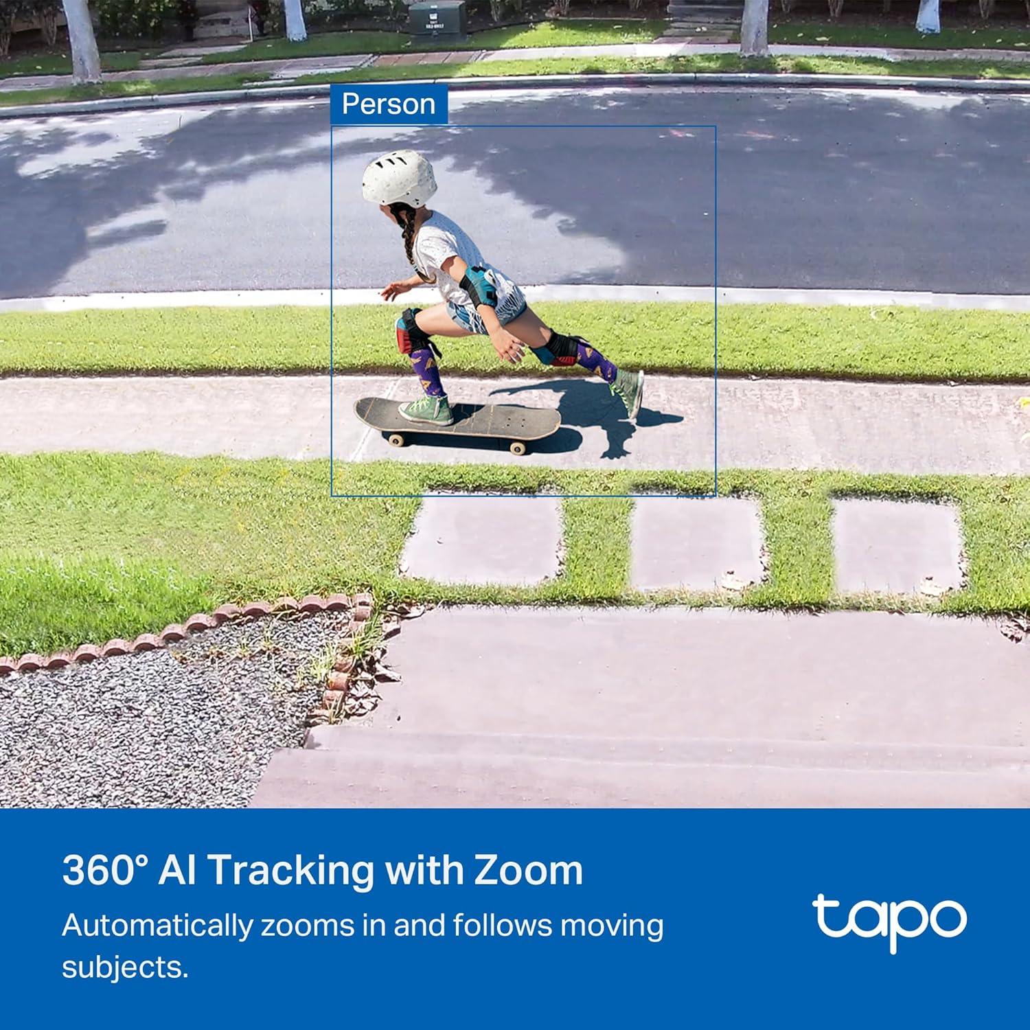 Cámara de Seguridad Tapo C560WS 4K 8MP con Pan/Tilt y IA