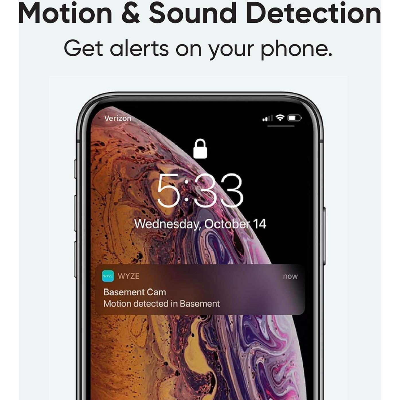 Cámara de Seguridad Wyze Cam v3 Negra 1080p con 128GB SD
