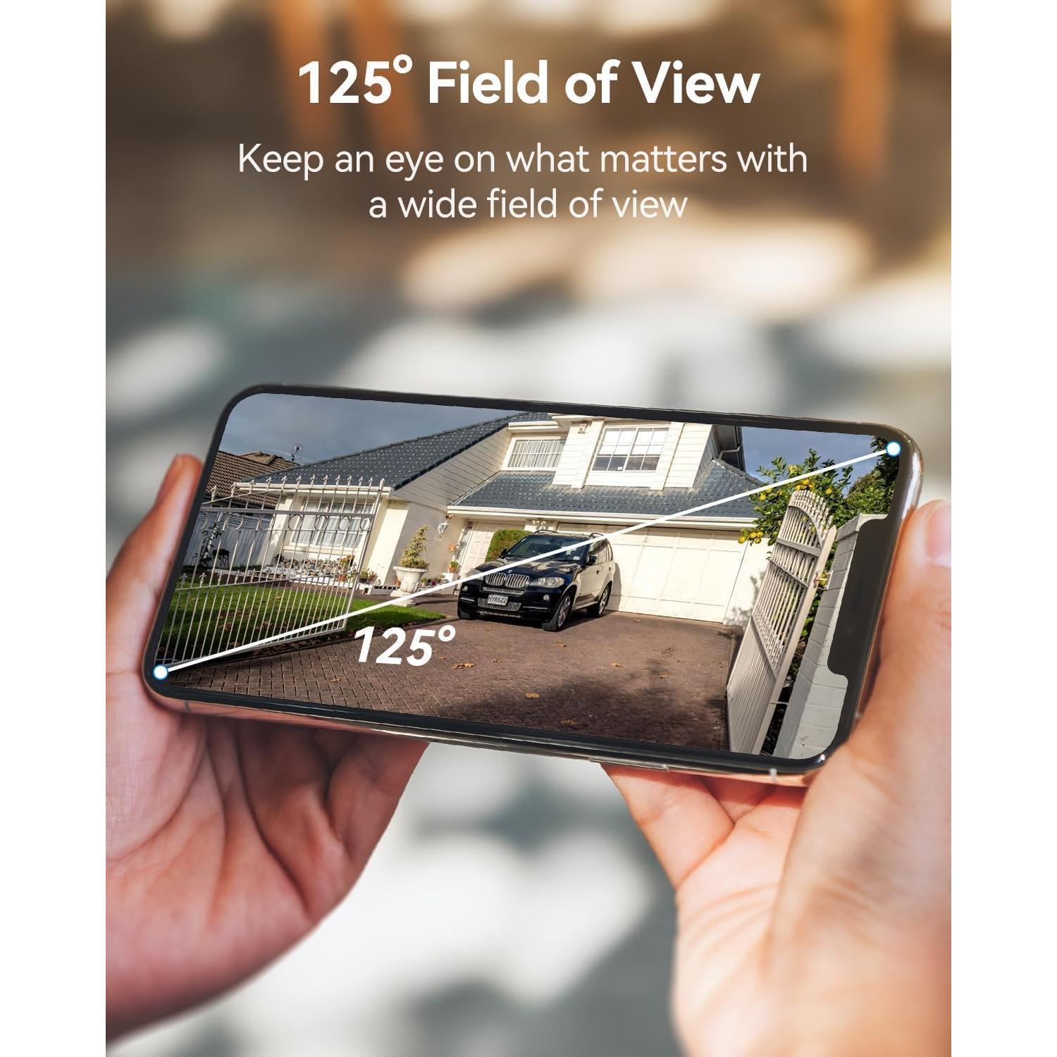 Cámaras de Seguridad Inalámbricas LongPlus 2K con AI - 2Pack