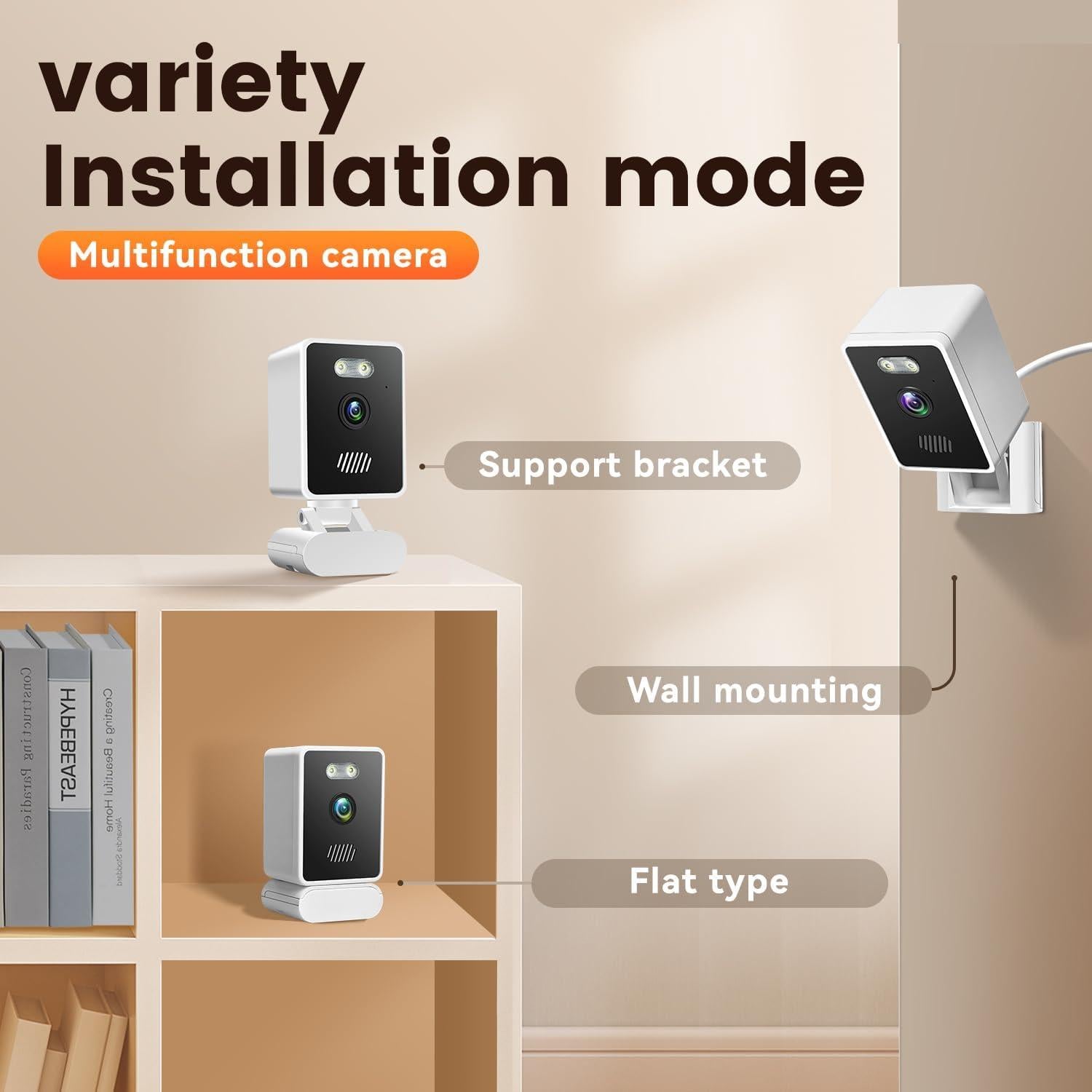 Cámara de Seguridad Interior Runofast ZY-205W1B 1080P WiFi