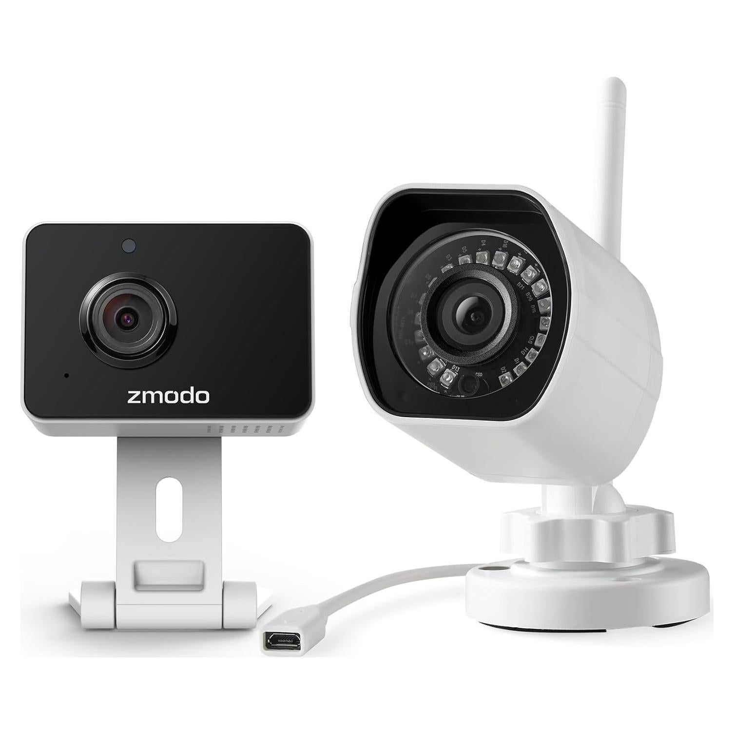 Cámaras de Seguridad Zmodo 1080p HD Inalámbricas - Paquete 2