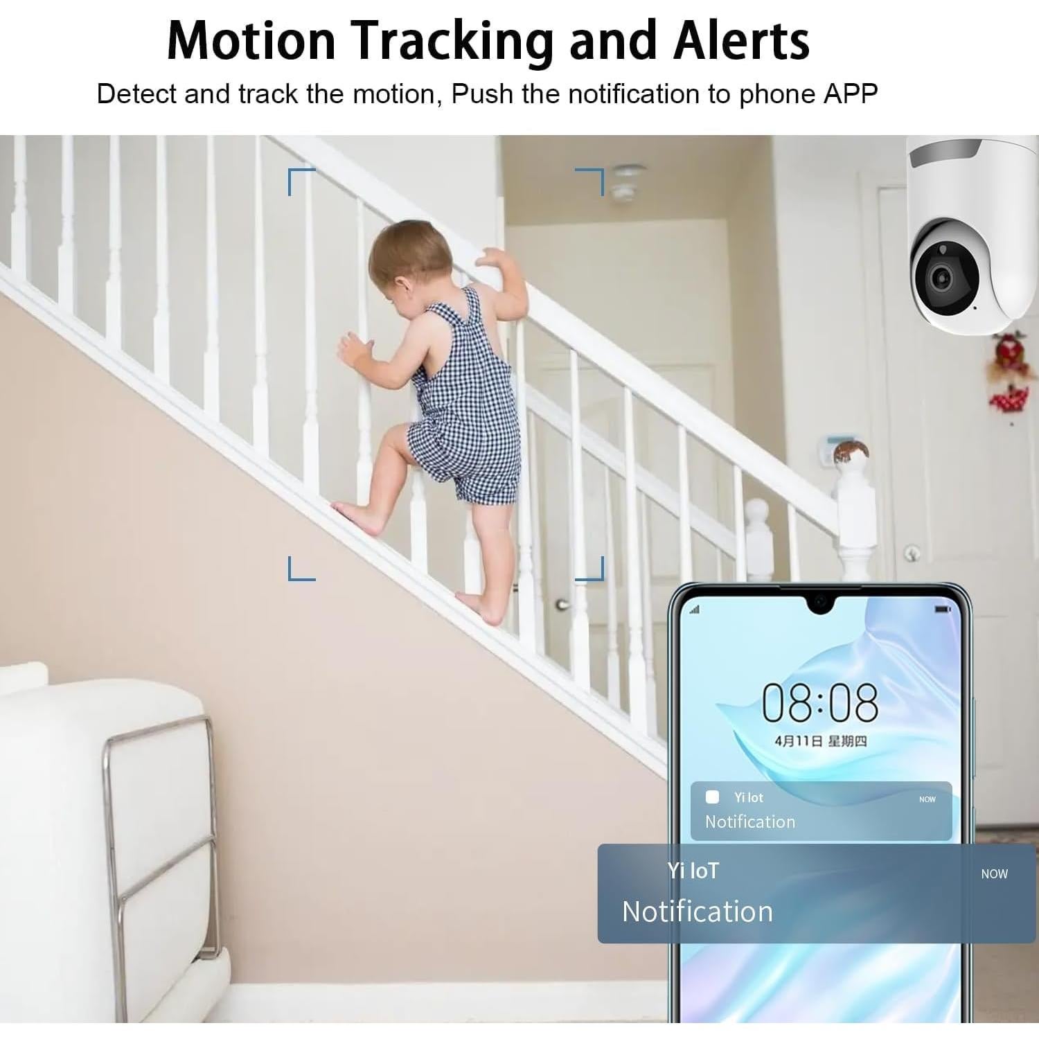 Cámara de Seguridad Inalámbrica Gatijan 1080P HD para Hogar