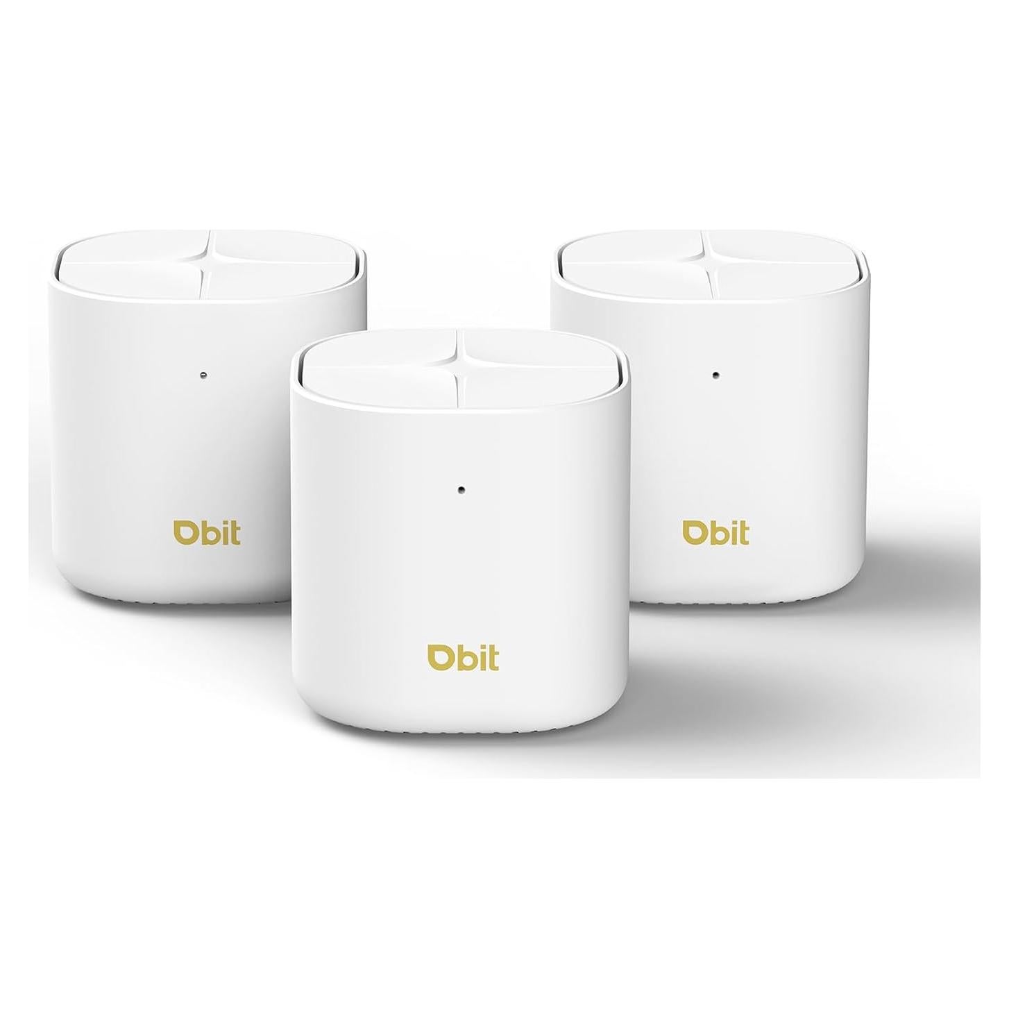 Sistema WiFi 6 Mesh DBIT D-MAX5, Cobertura 56,000 m², 3 Unidades