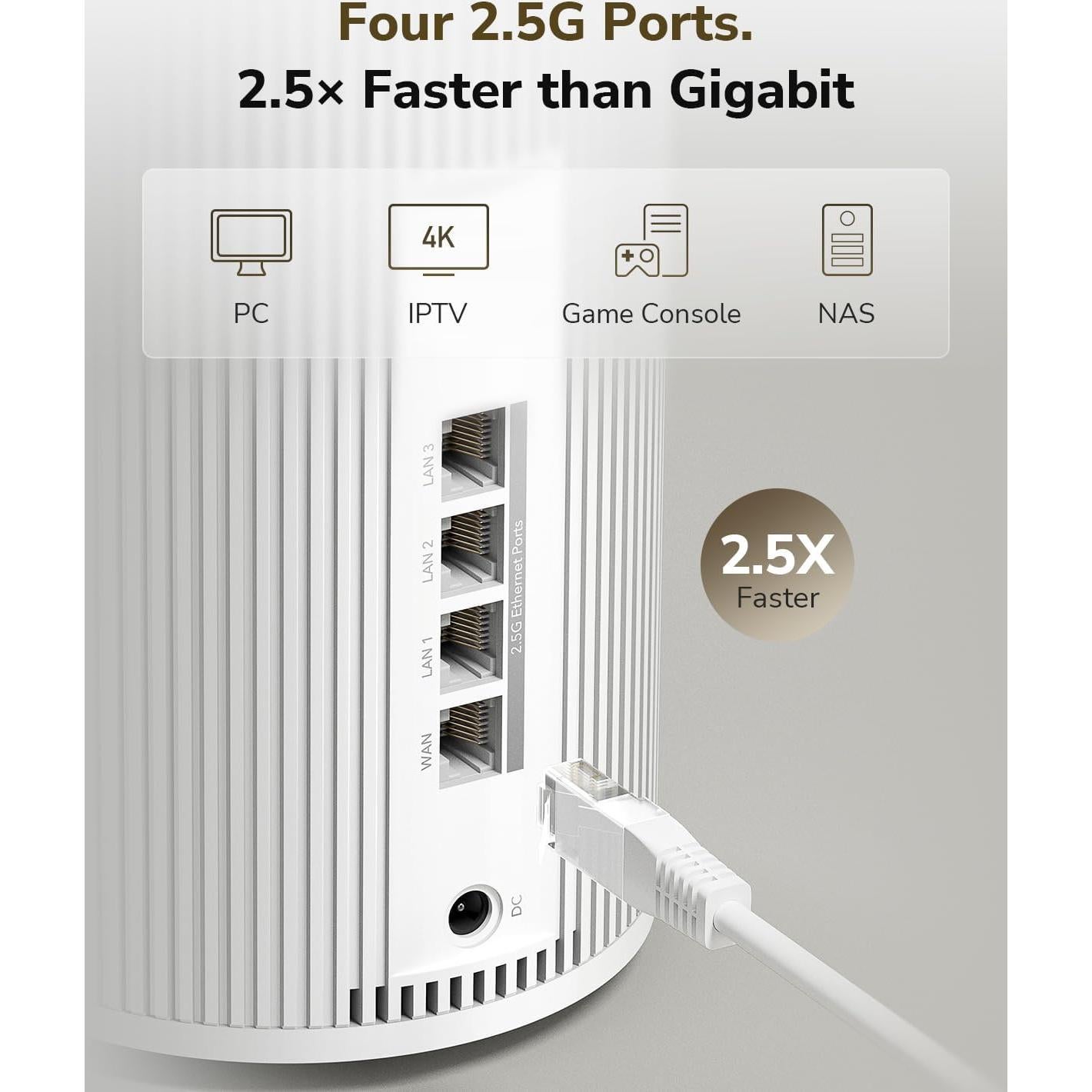 Cudy M11000 Sistema de Malla WiFi 7 Tri-Banda 11Gbps