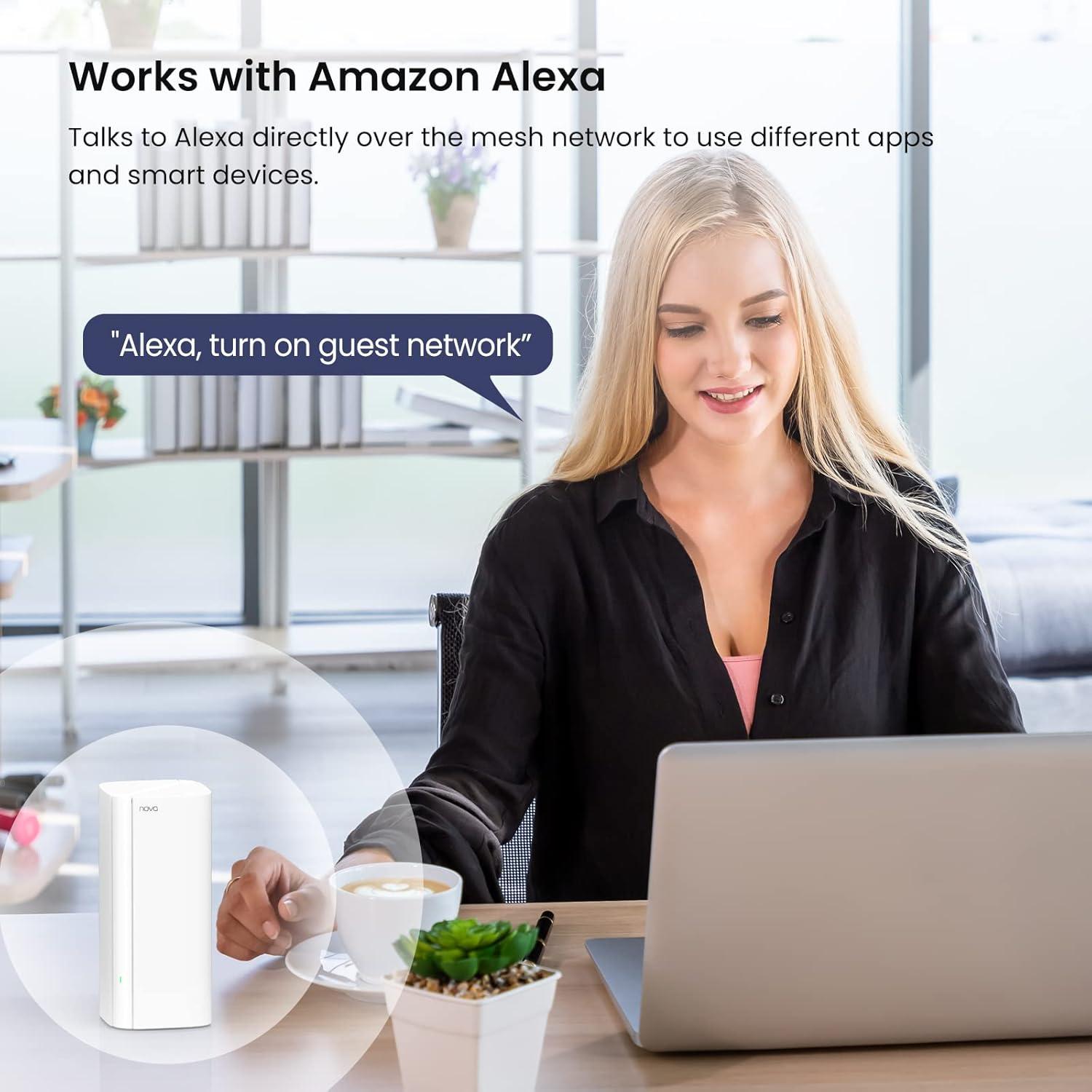 Tenda Nova MX12 WiFi 6 Mesh - Cobertura 260 m² - Paquete 1